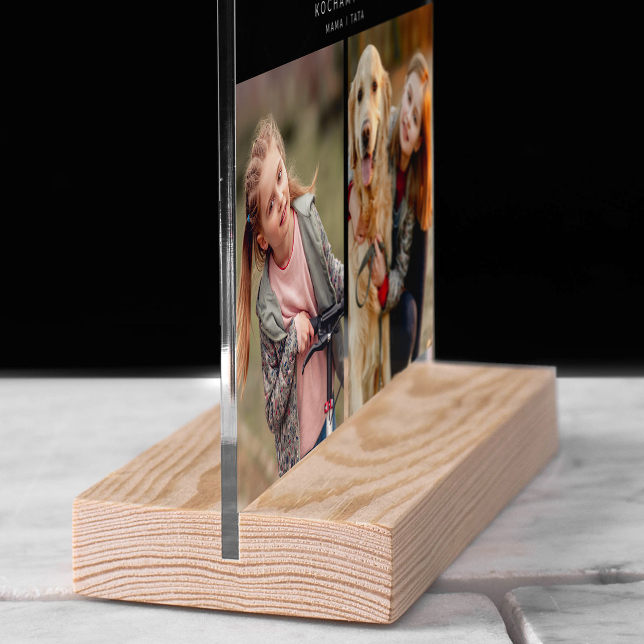 Personalizowana statuetka ze zdjęciami dla dziecka