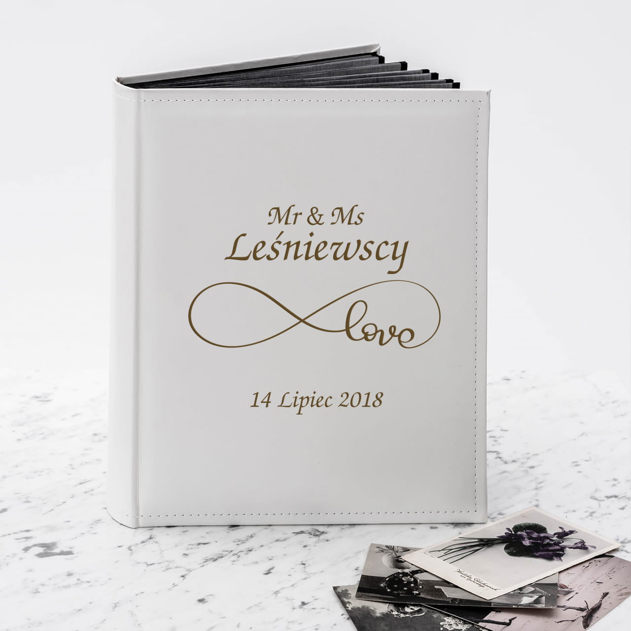 Album ślubny - Miłość na Zawsze - prezent na ślub cywilny