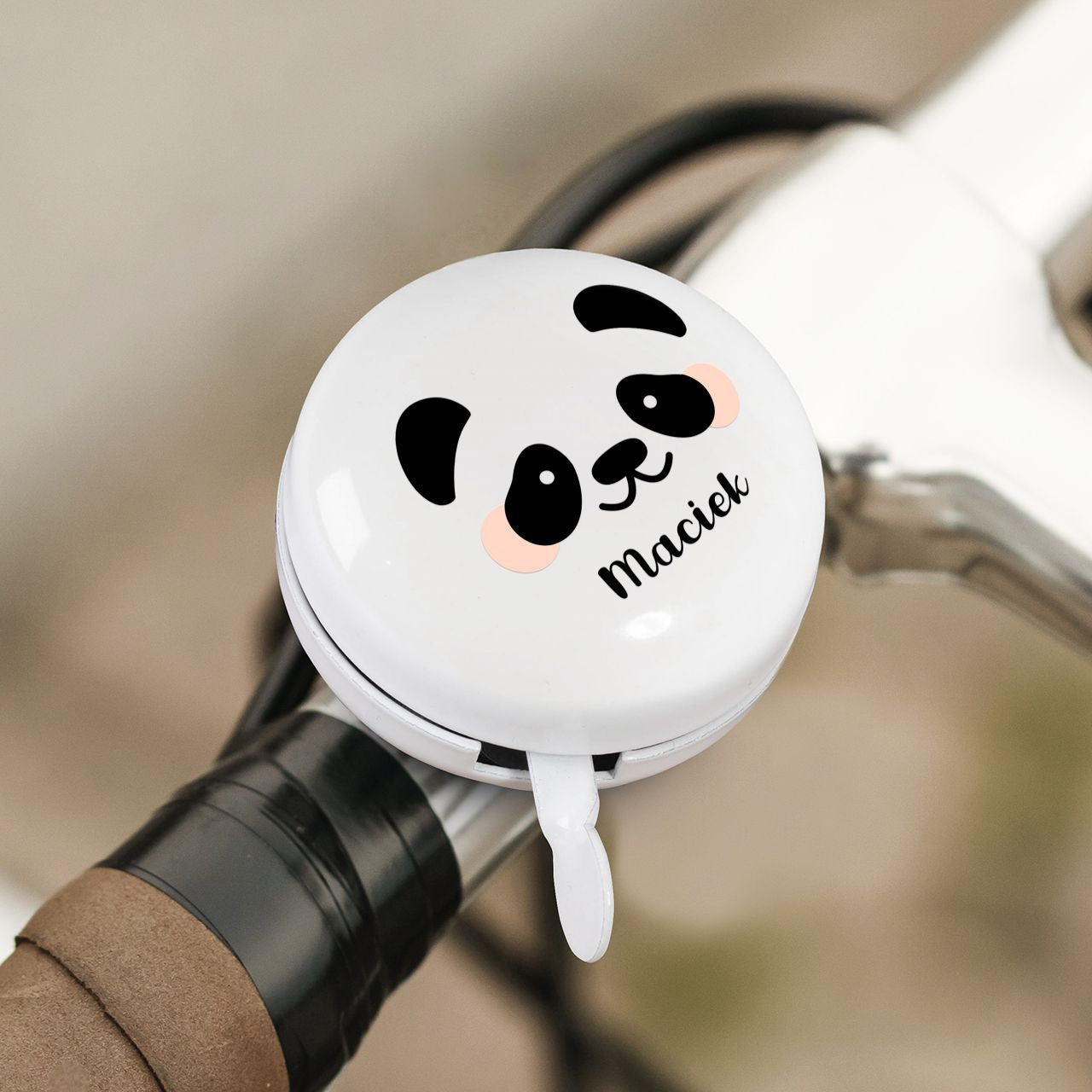 Rowerowy dzwonek z pandą dla dziecka