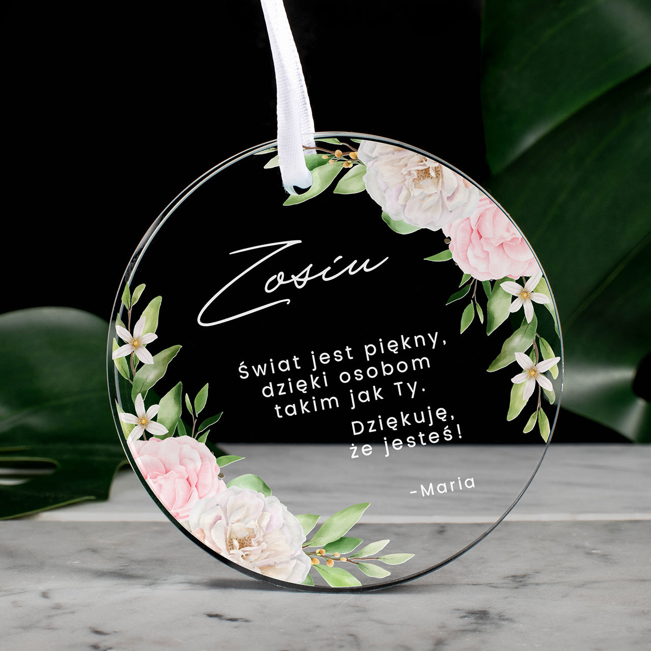 Zawieszka personalizowana - prezent od serca dla przyjaciółki