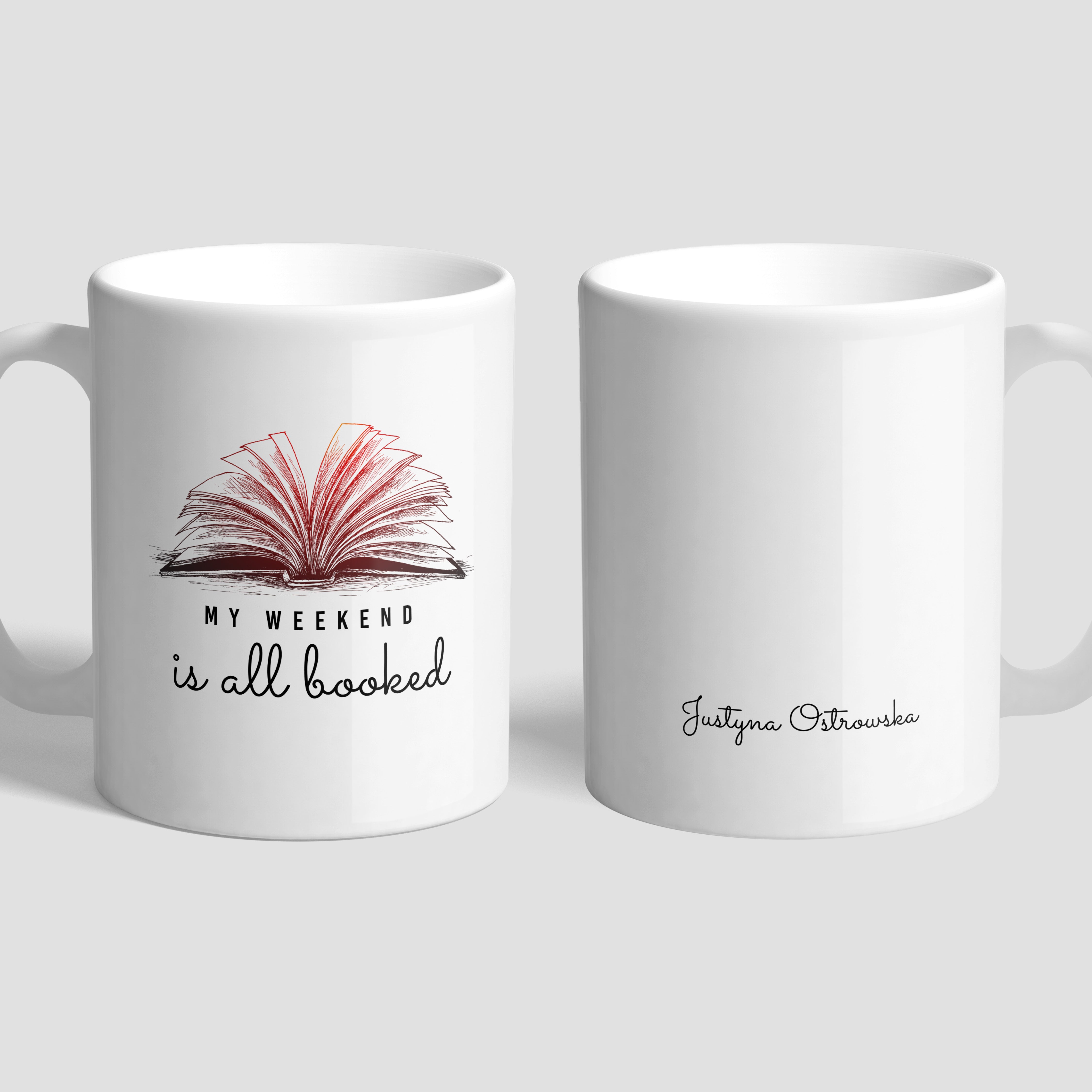 Personalizowany kubek - prezent dla miłośniczki książek prezent dla mola książkowego prezent dla książkary