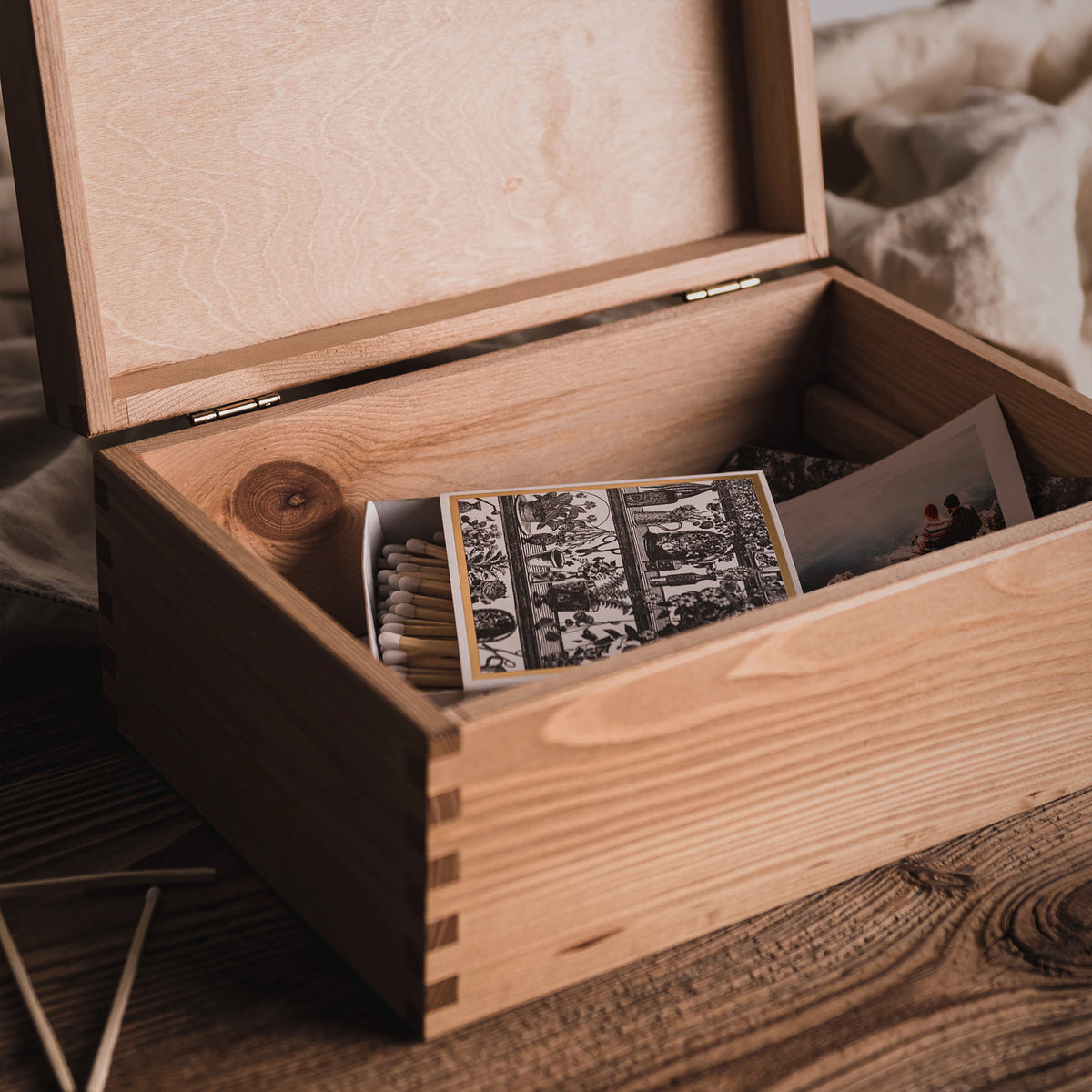 Personalisierte Holzbox - Geschenk zur Kommunion