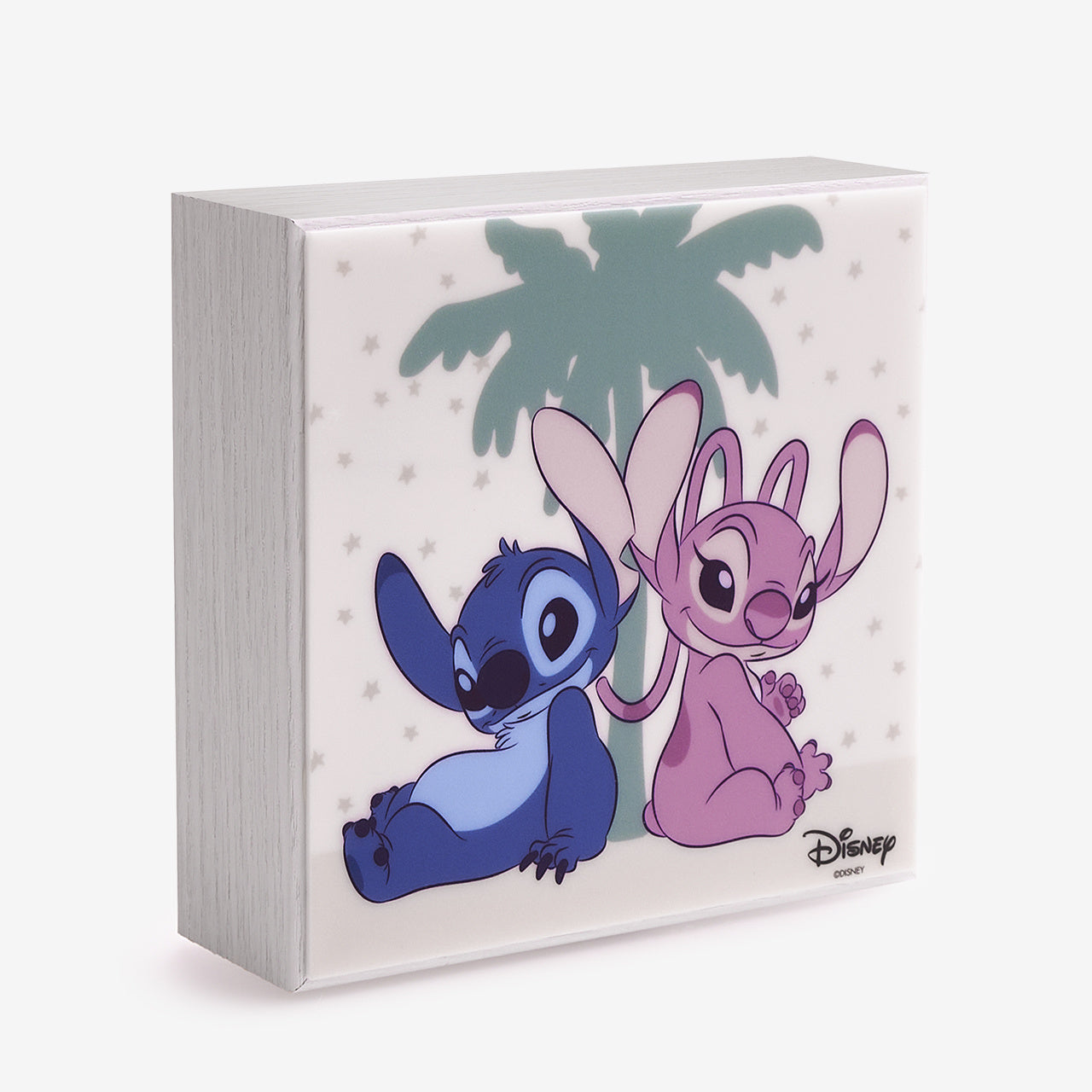 Dekoracyjna Lampka Stitch Kwadratowa Lampka Na Baterie Do Pokoju Dziecka lampka disney