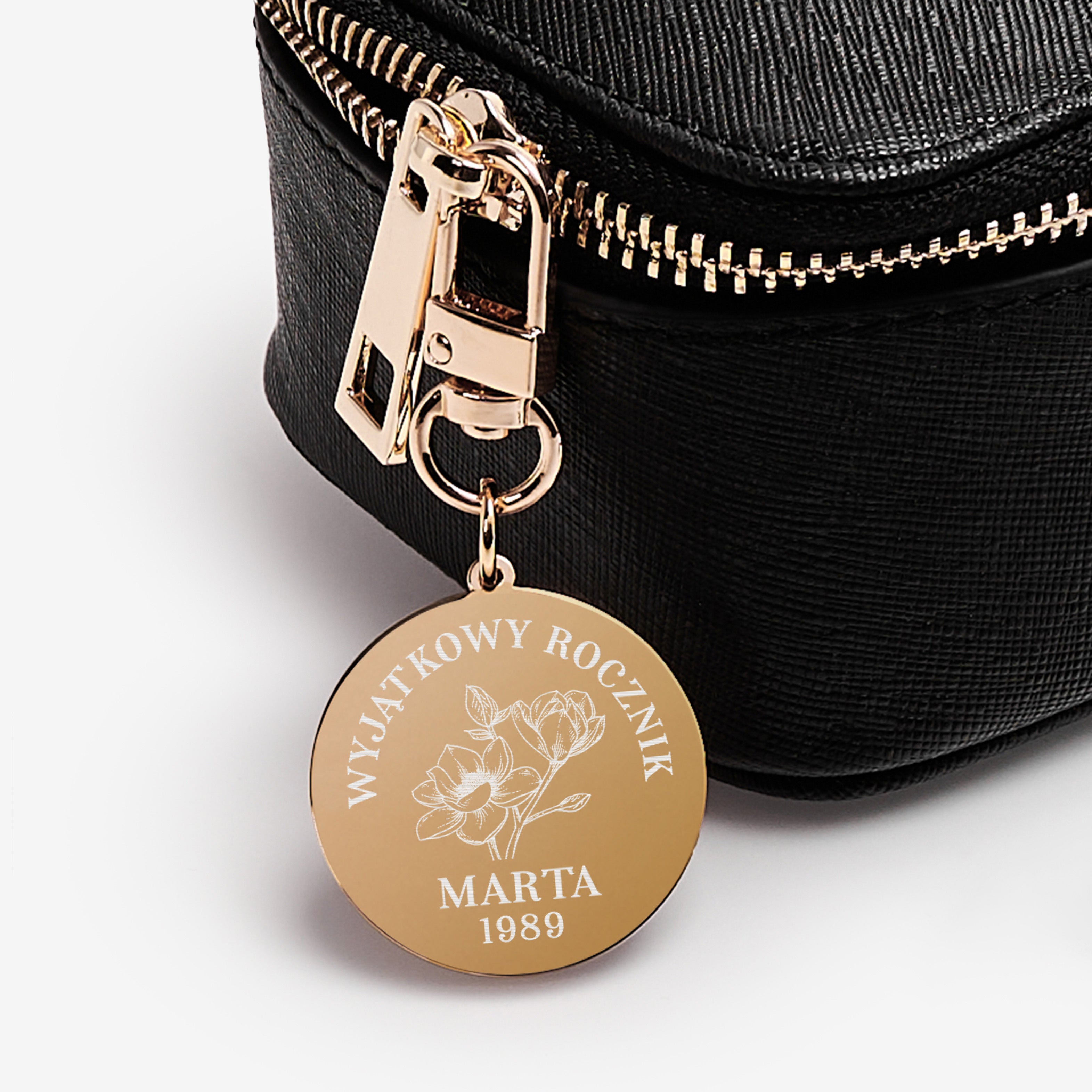 Eleganckie etui na biżuterię dla żony na urodziny prezent dla żony szkatułka personalizowana
