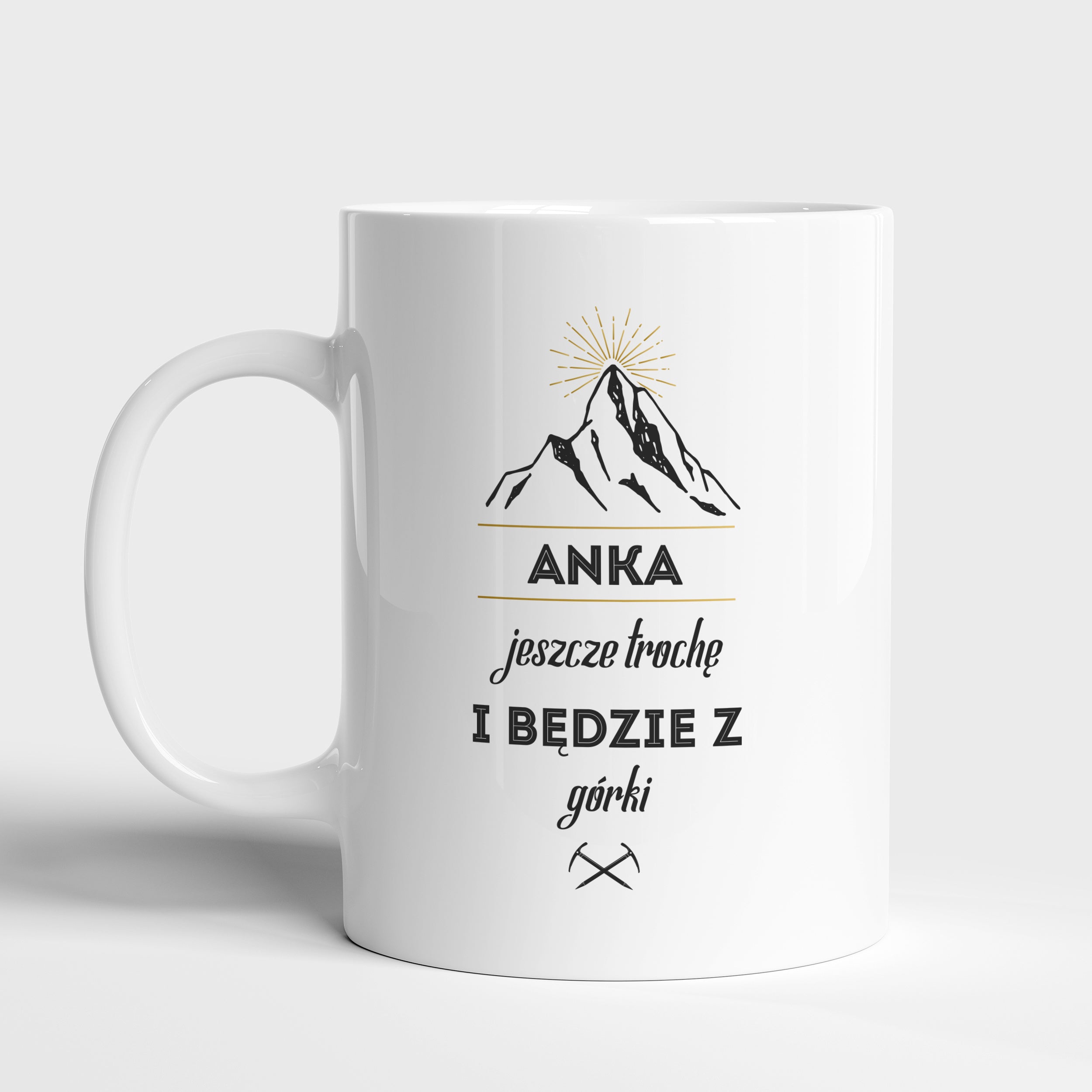 Personalizowany kubek - Z Górki - kubek dla miłośnika gór kubek z nadrukiem prezent dla miłośnika gór