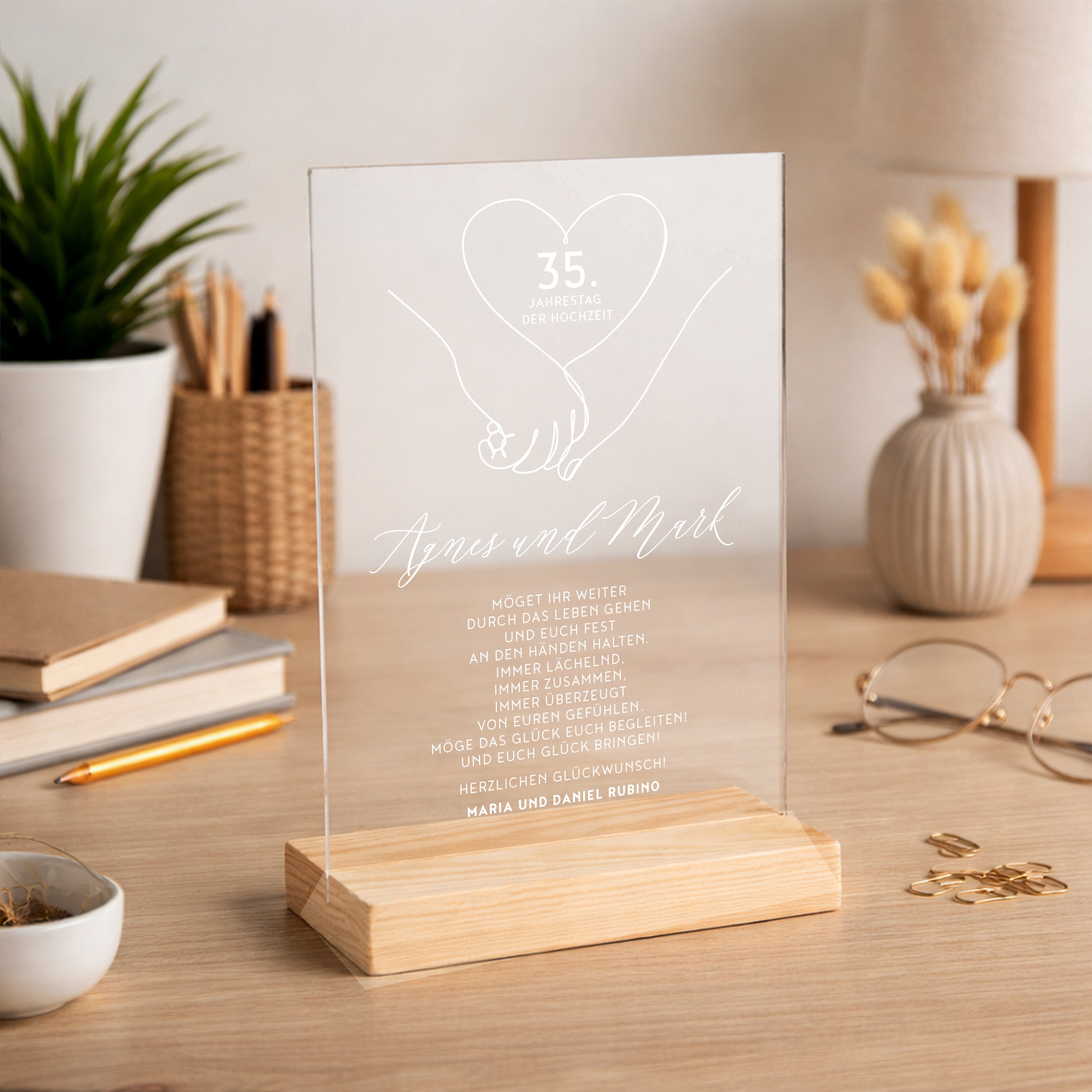 Statuette zum Hochzeitstag Gemeinsam durchs Leben