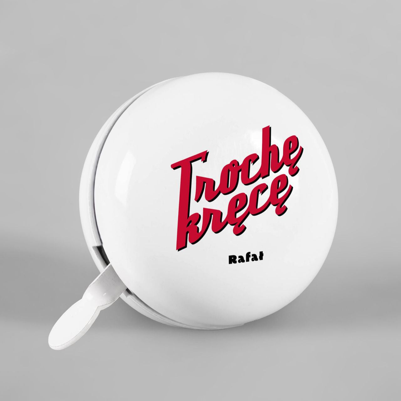 Personalizowany dzwonek rowerowy - trochę kręcę
