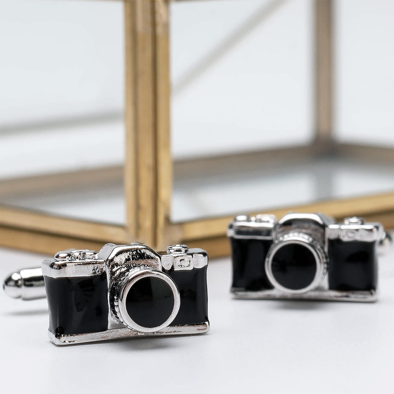 Spinki do mankietów APARAT FOTOGRAFICZNY prezent dla fotografa upominek dla fotografa