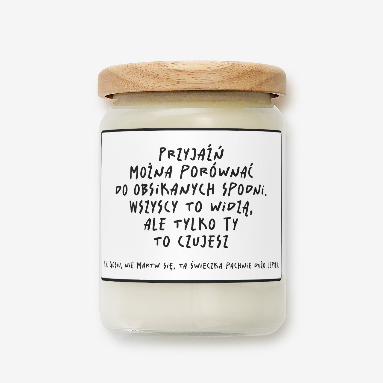 Świeczka personalizowana na prezent dla przyjaciółki świeca zapachowa prezent dla niej świeca na urodziny