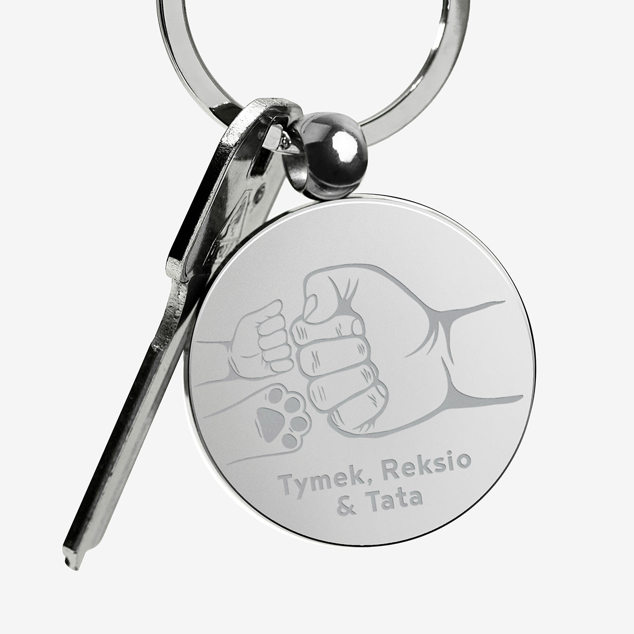 Brelok dla taty - ekipa taty personalizowany brelok dla taty upominek dla taty na Dzień Taty