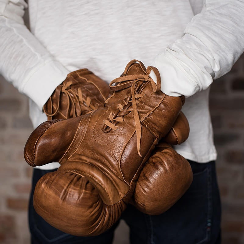 Personalizowane rękawice bokserskie - Mistrz - oryginalny prezent dla dziadka