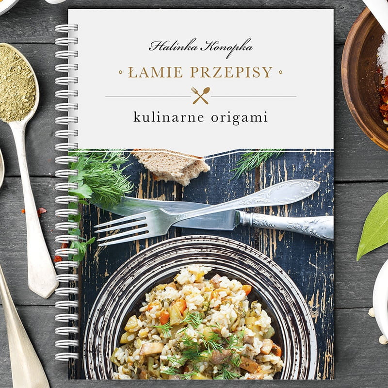 Personalizowany przepiśnik dla przyjaciółki - kulinarne origami
