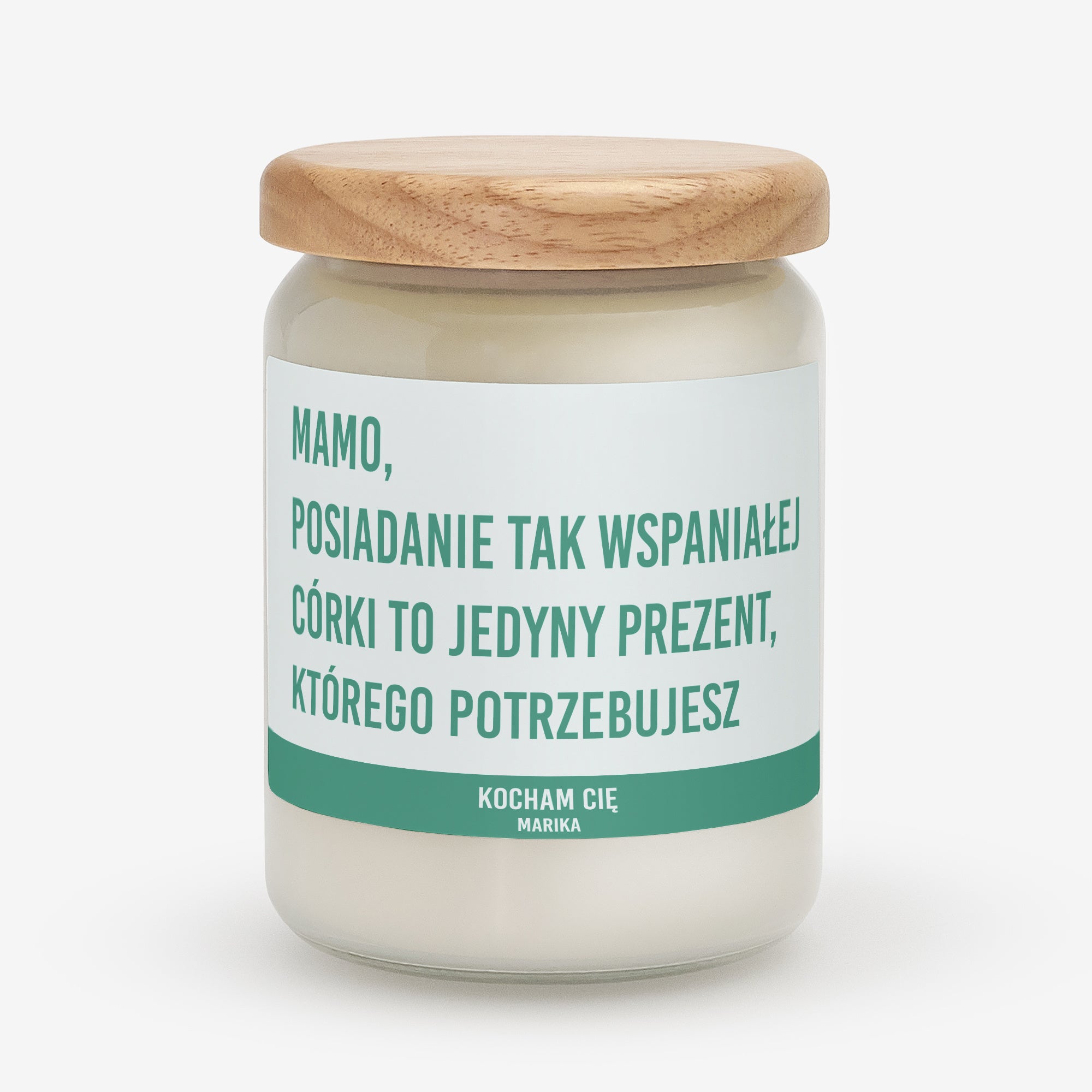 Świeczka sojowa na prezent dla mamy - oryginalny prezent