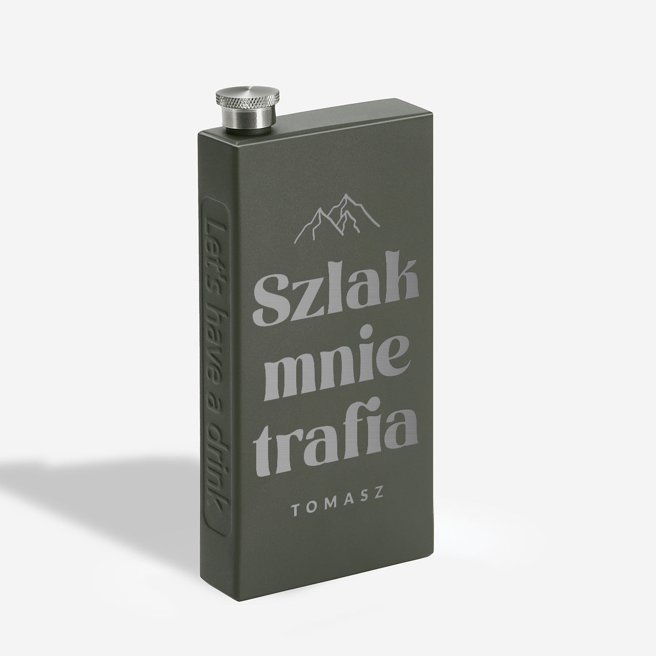 Piersiówka z grawerem dla górołaza