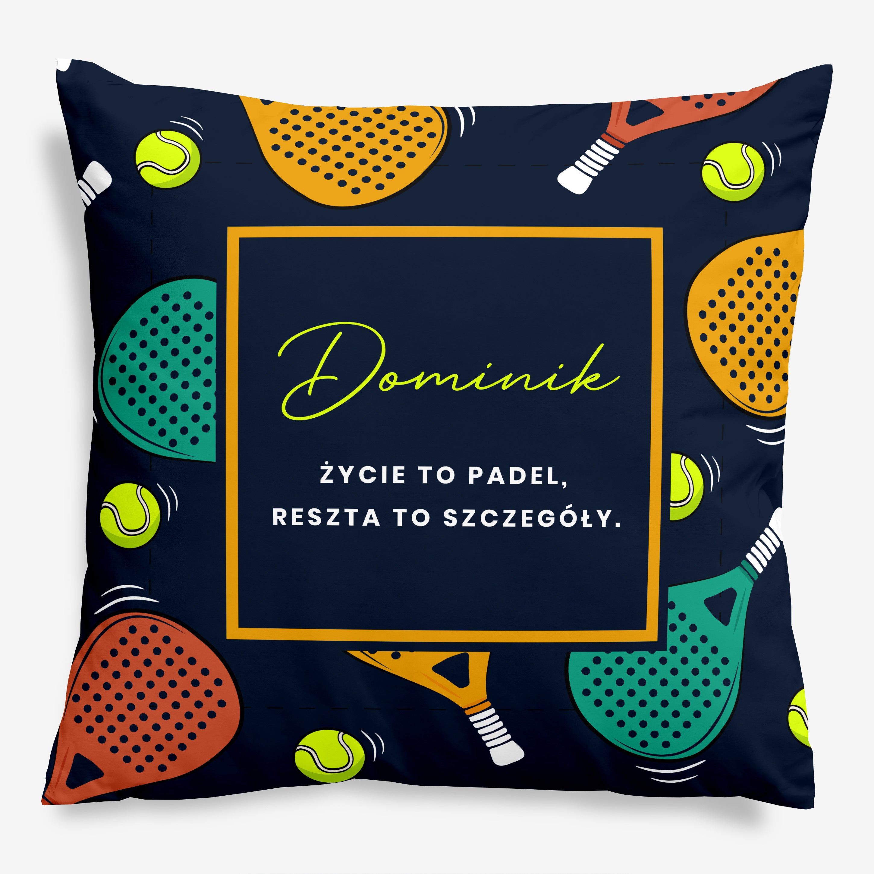 Poduszka dla sportowca - padel prezent dla sportowca poduszka dla gracza w padla prezent dla aktywnej osoby