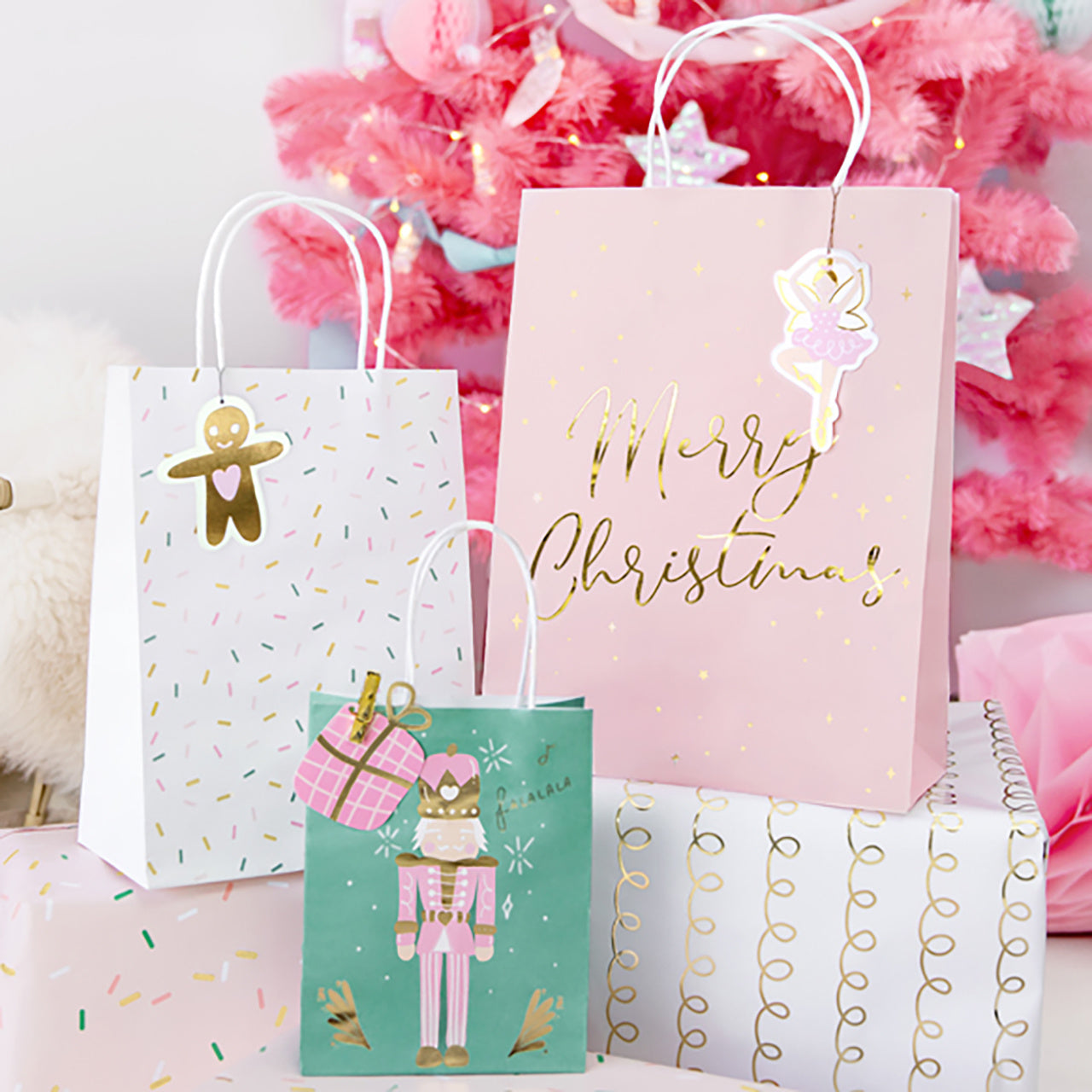 Torebeczki na prezenty świąteczne 3szt. 