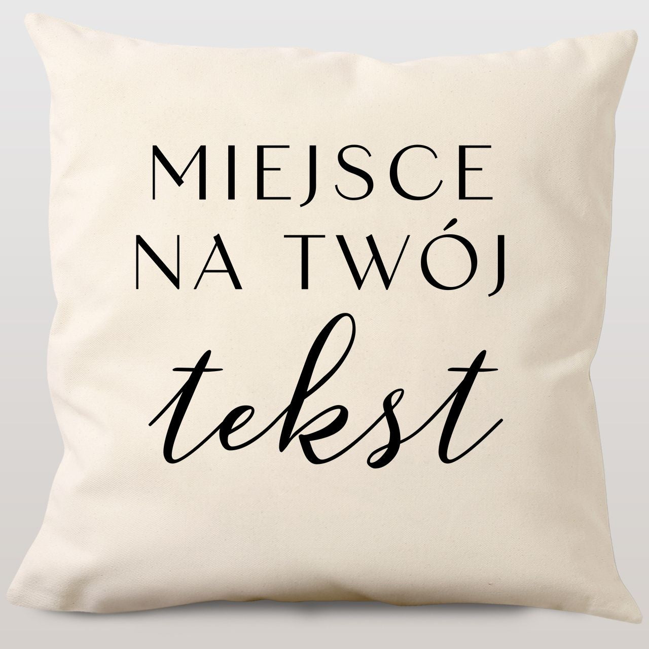 Personalizowana poduszka - Twój tekst