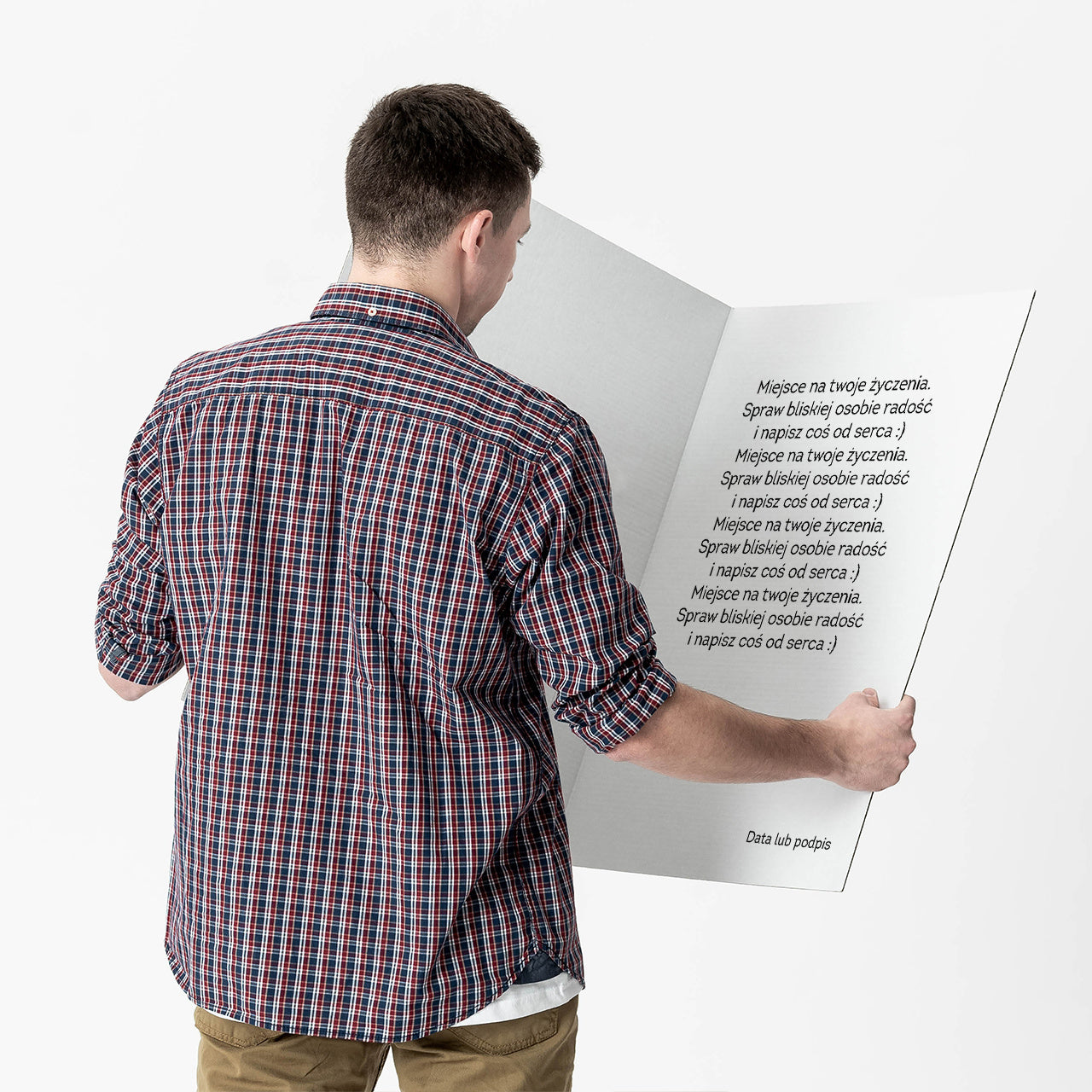 Personalizowana kartka dla szefa XXL - prezent dla szefa