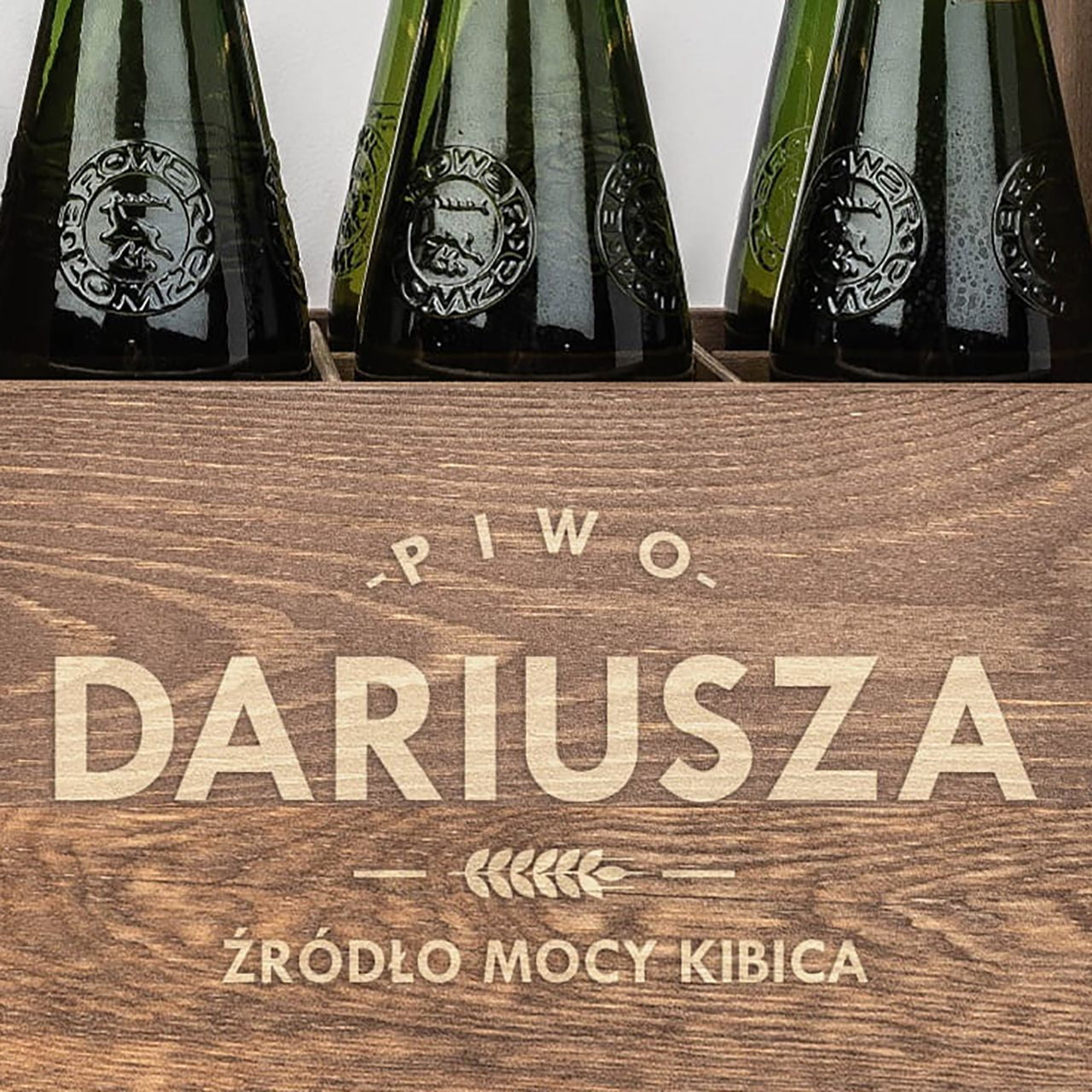 Personalizowane nosidło na piwo - prezent dla kibica skrzynka na piwo prezent dla fana piłki nożnej