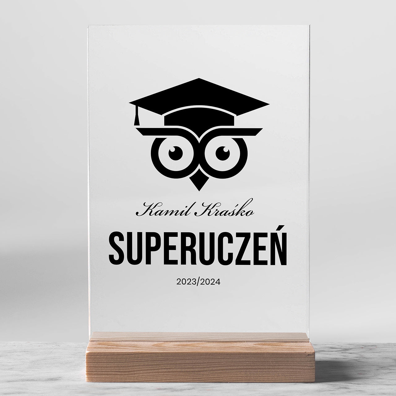 Statuetka dla ucznia - superuczeń