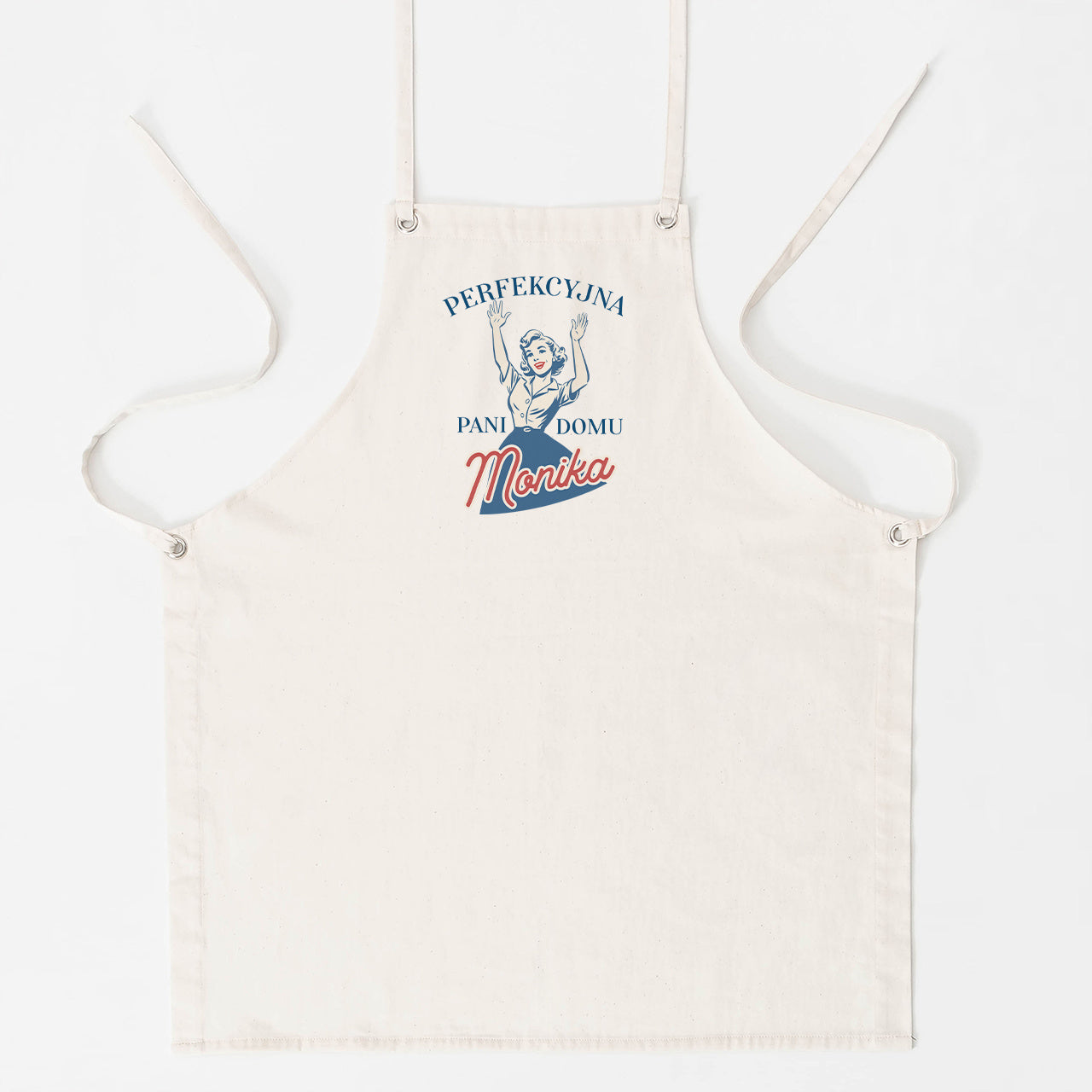 Personalizowany fartuch w stylu retro - perfekcyjna Pani domu