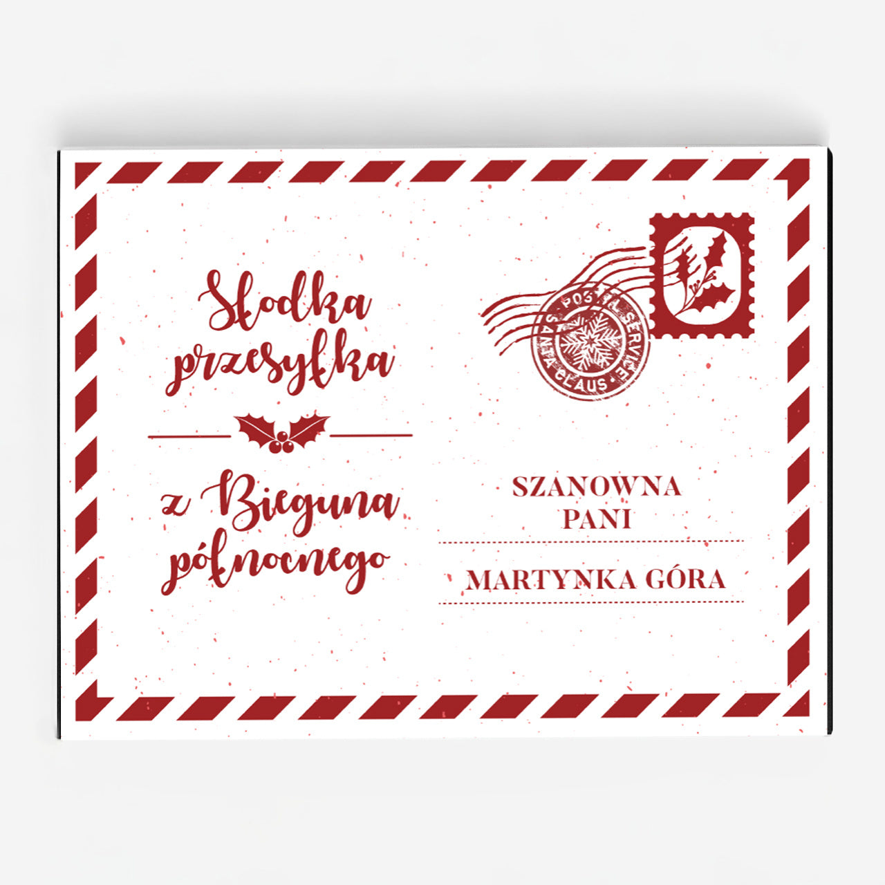 Personalizowane pralinki świąteczne