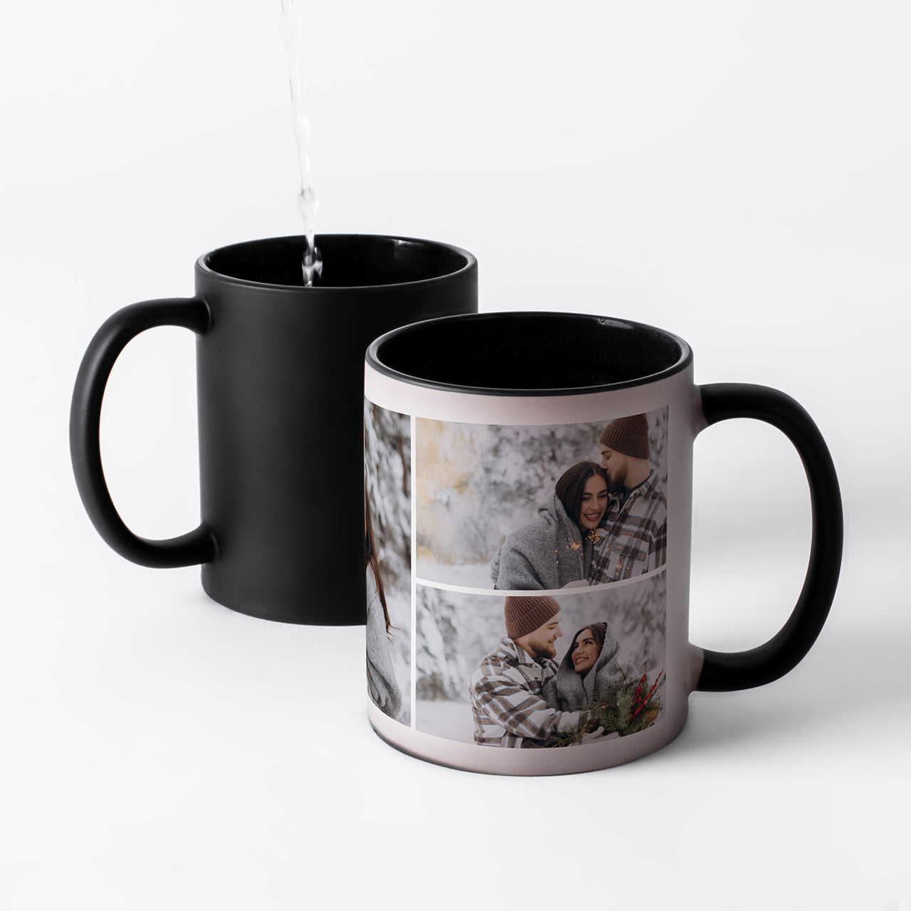 Magiczny kubek na Święta – kolaż personalizowany kubek świąteczny prezent świąteczny prezent dla niej dla pary