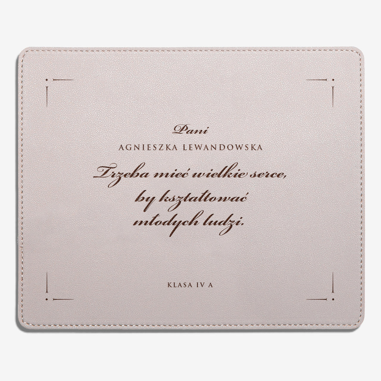 Personalizowana podkładka na biurko - prezent dla nauczycielki