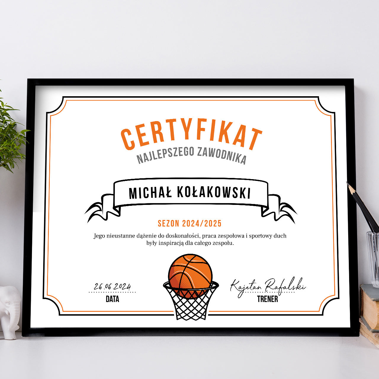Plakat dla koszykarza - mvp