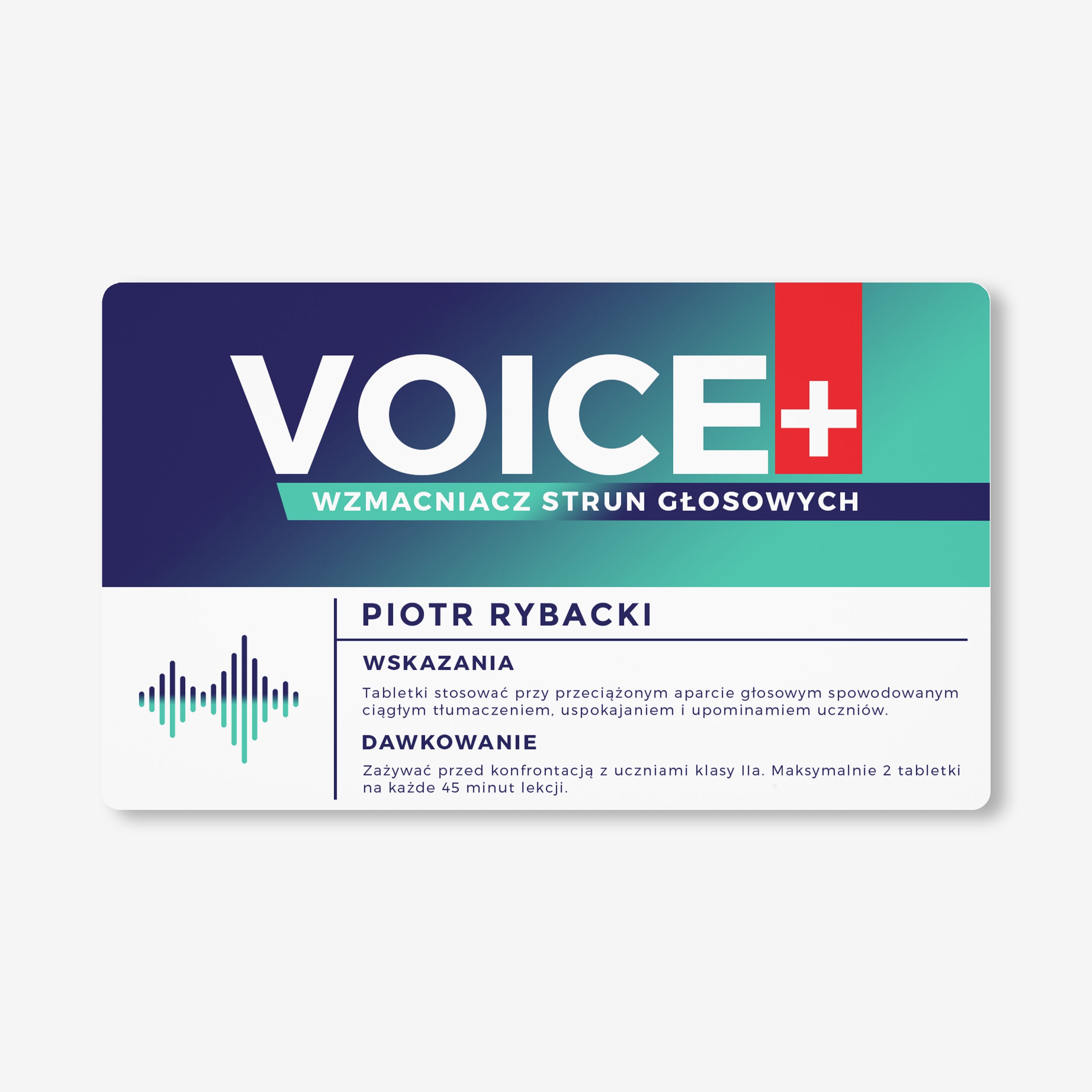 Zestaw prezentowy: miętówki + etykieta do naklejenia - drobiazg dla nauczyciela upominek dla nauczyciela 