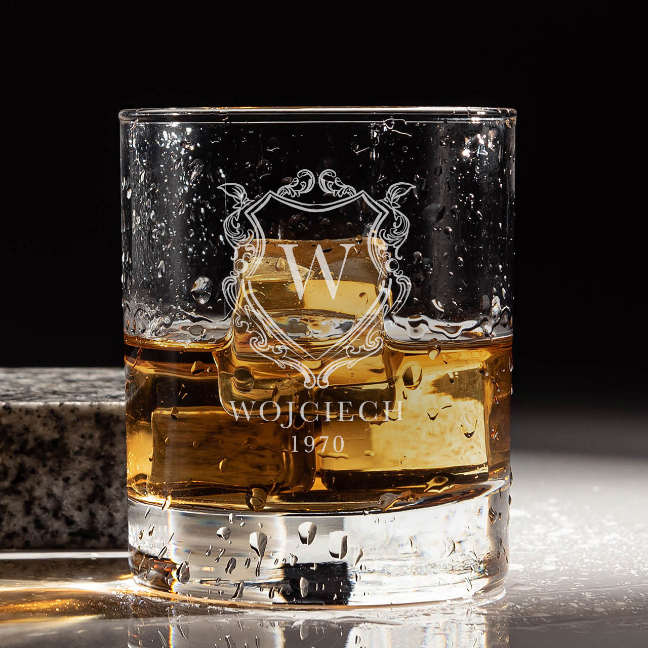 Personalizowana szklanka do whisky dla faceta - prezent dla męża
