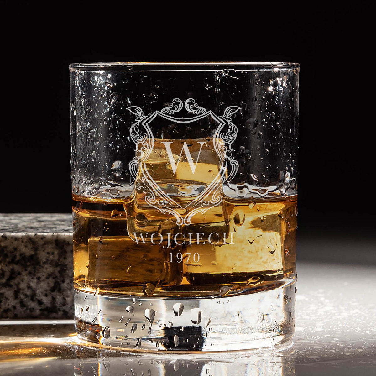 Personalizowana szklanka do whisky dla faceta - prezent dla męża