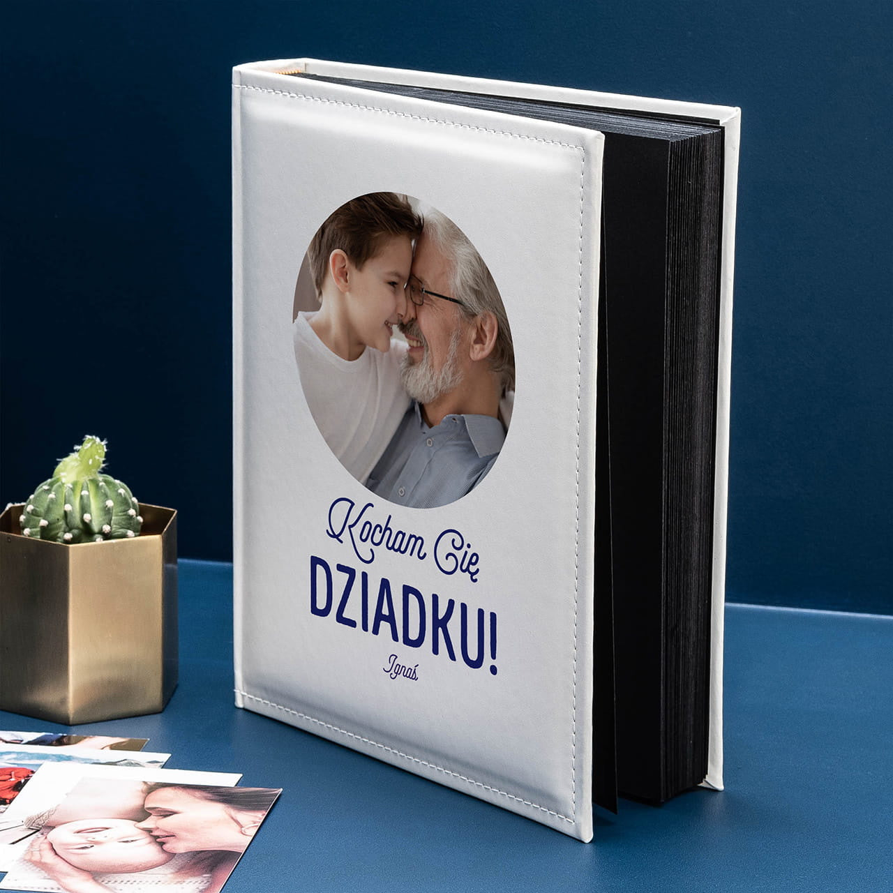 Fotoalbum dla dziadka - prezent na Dzień Dziadka album dla dziadka prezent dla dziadka