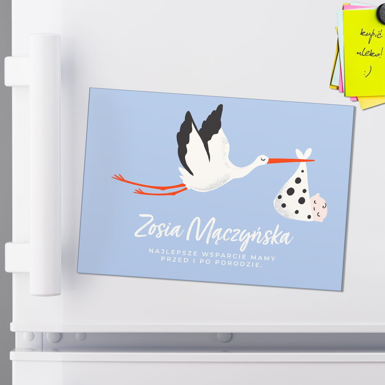 Personalizowany magnes dla położnej prezent dla położnej podziękowanie dla położnej magnes personalizowany