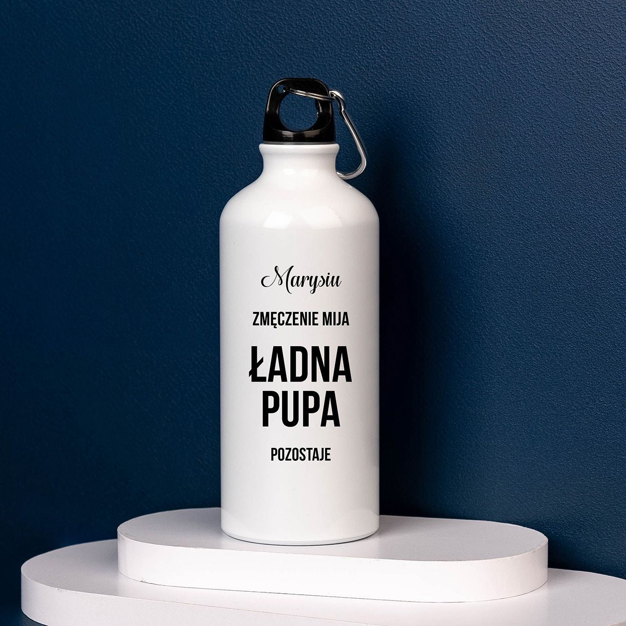 Bidon sportowy personalizowany Ładna Pupa prezent dla fitnesski