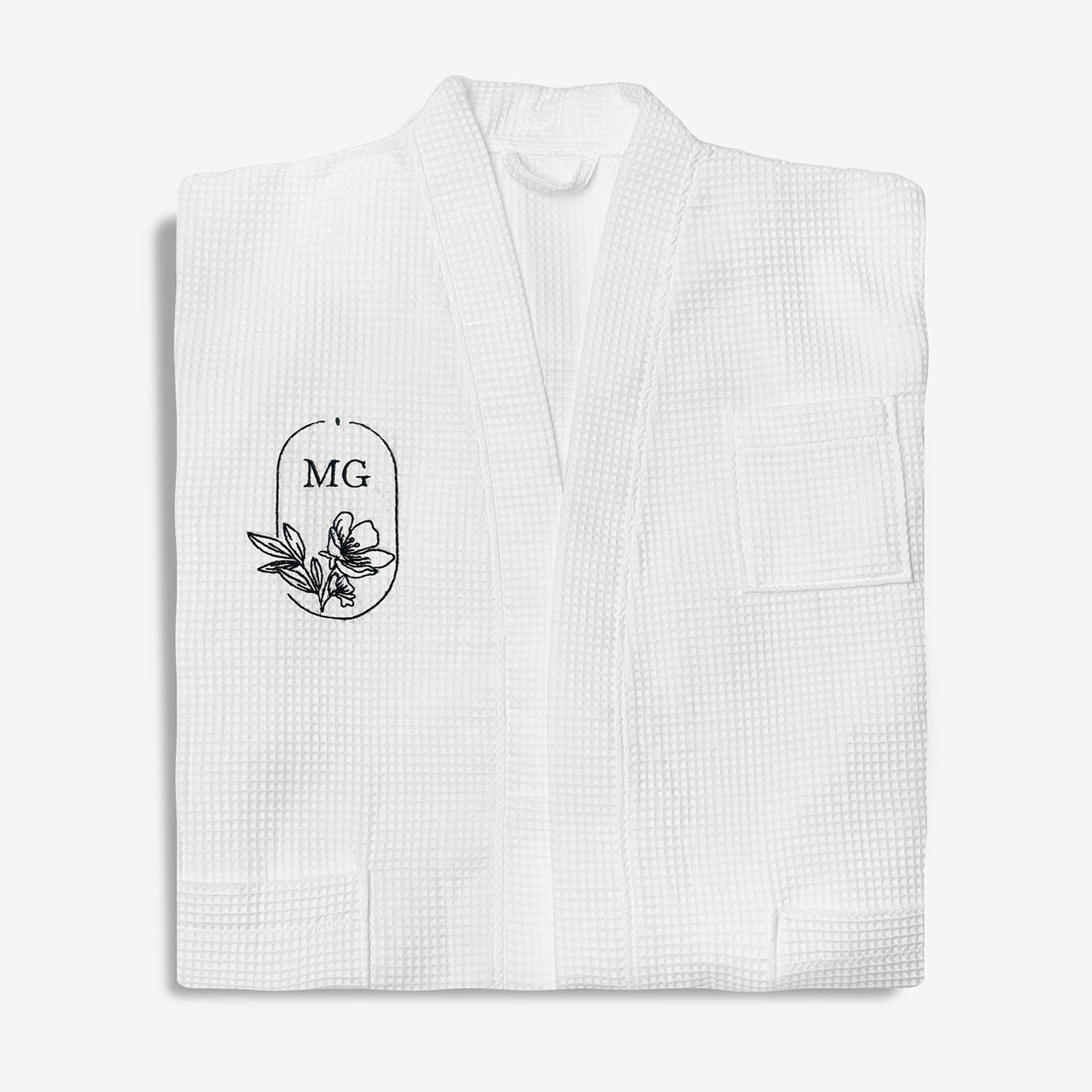 Personalizowany szlafrok dla kobiety - inicjały