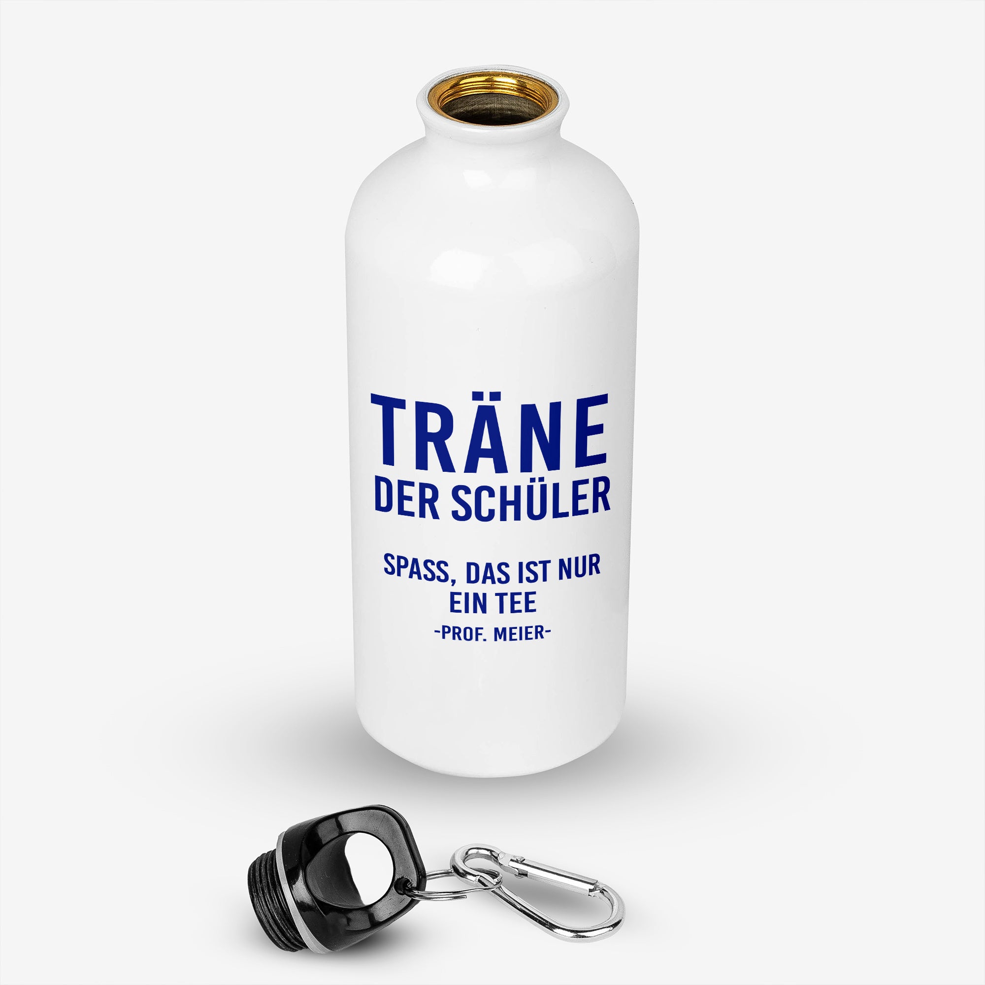 Trinkflasche mit lustigem Aufdruck für Lehrer