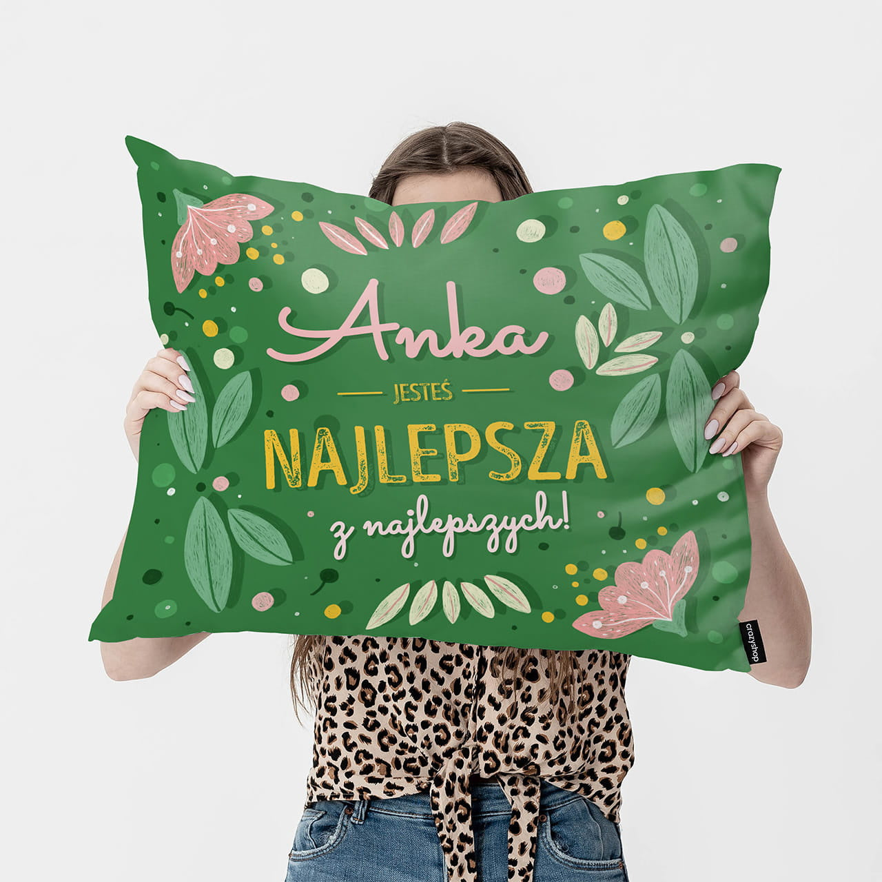 Duża poduszka - prezent dla przyjaciółki