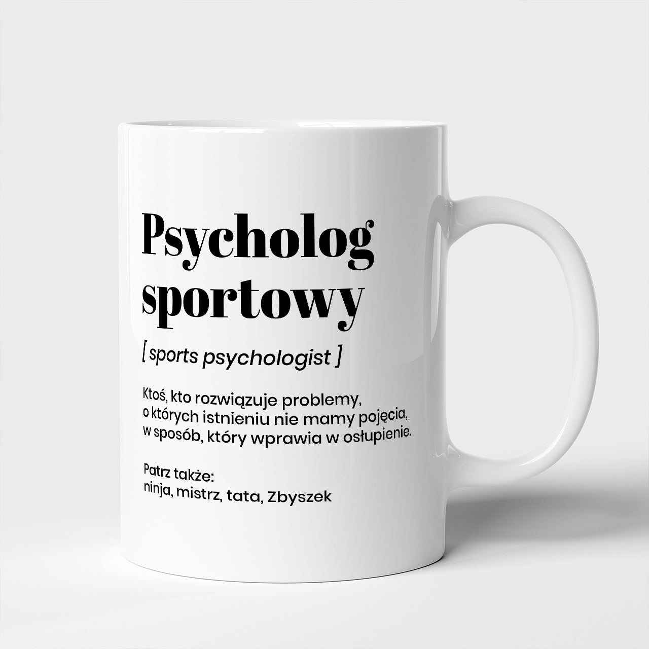 Personalizowany kubek dla psychologa sportowego