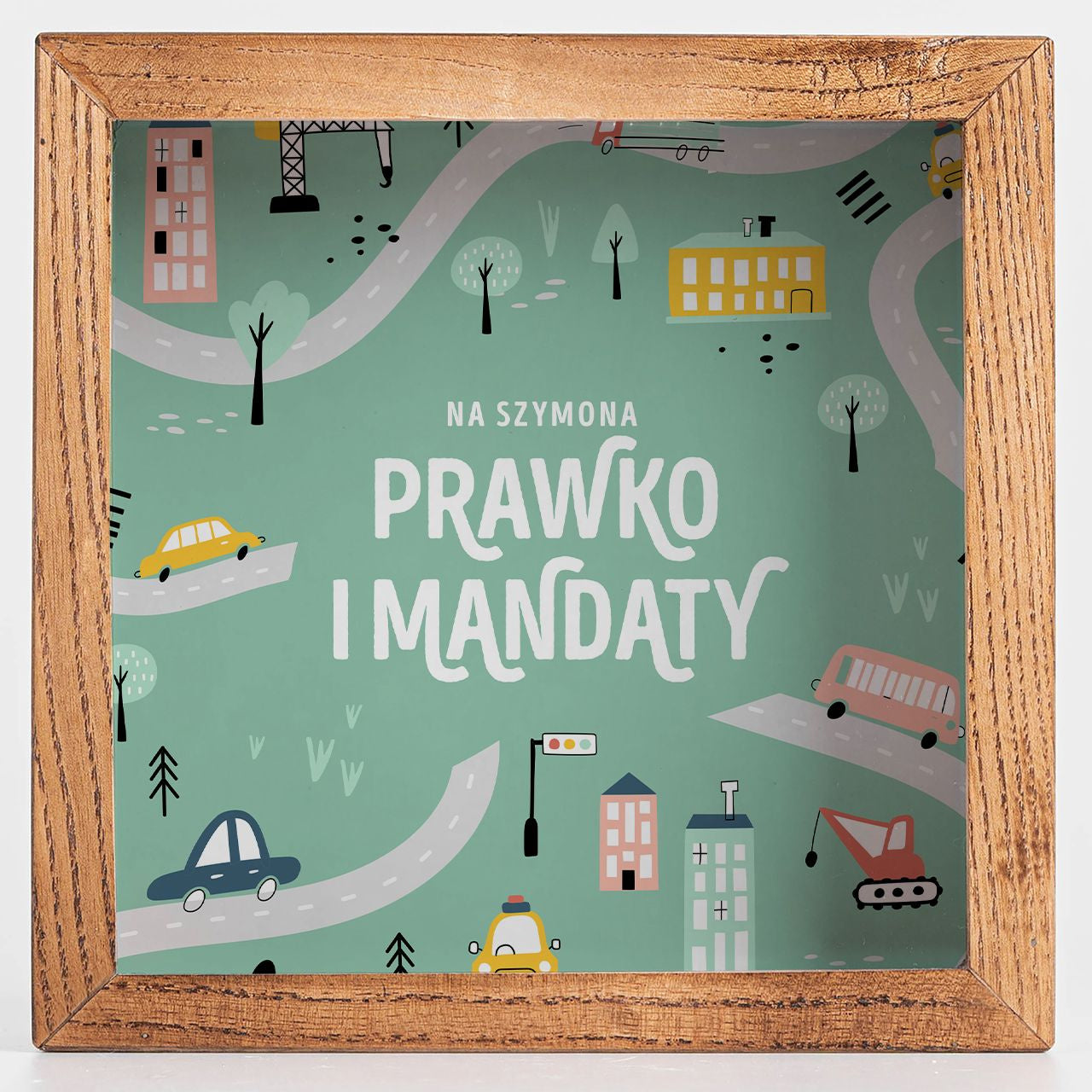 Skarbonka na prawo jazdy - prezent na 18 urodziny skarbonka na 18 urodziny prezent na 18