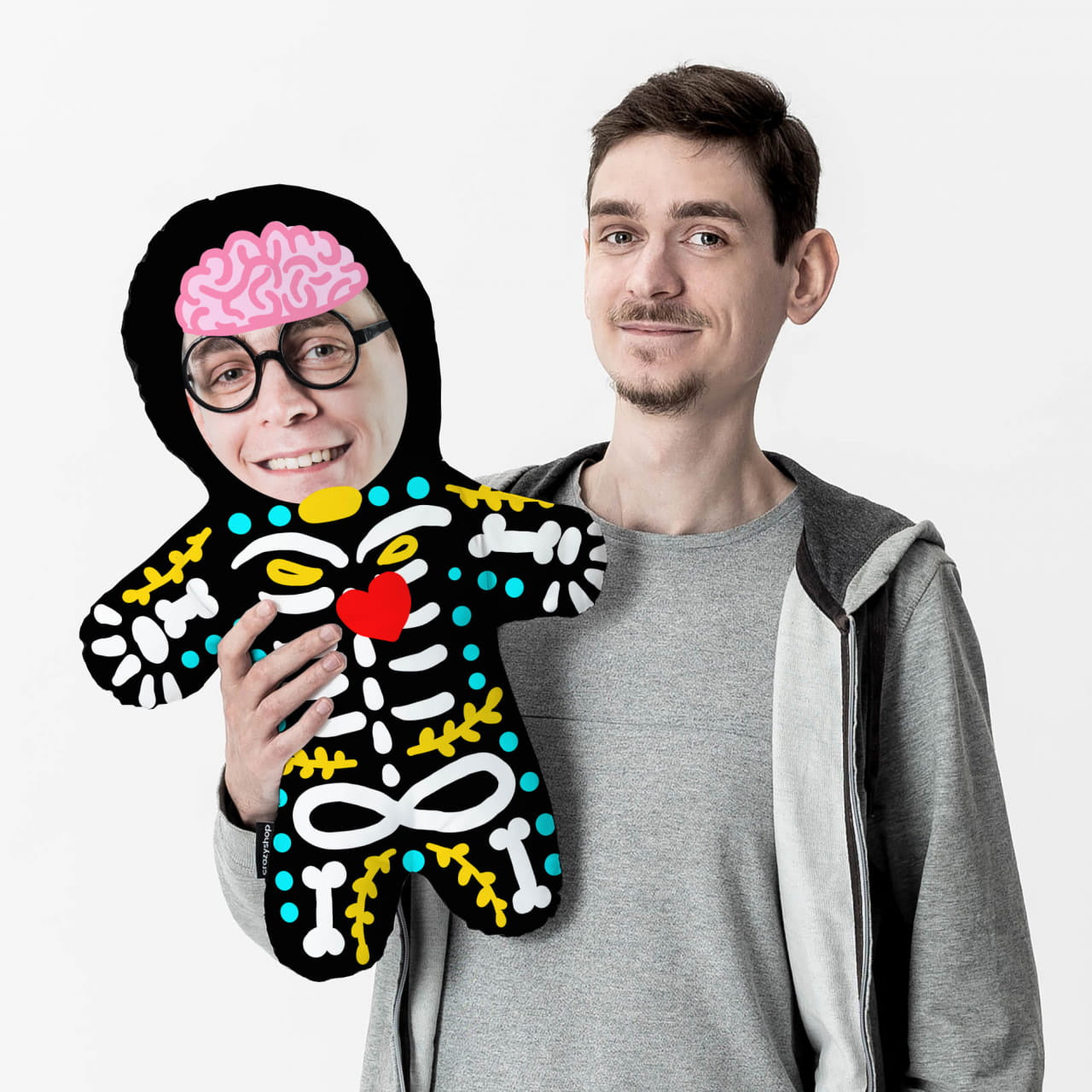 Poduszka lalka na Halloween - ze zdjęciem