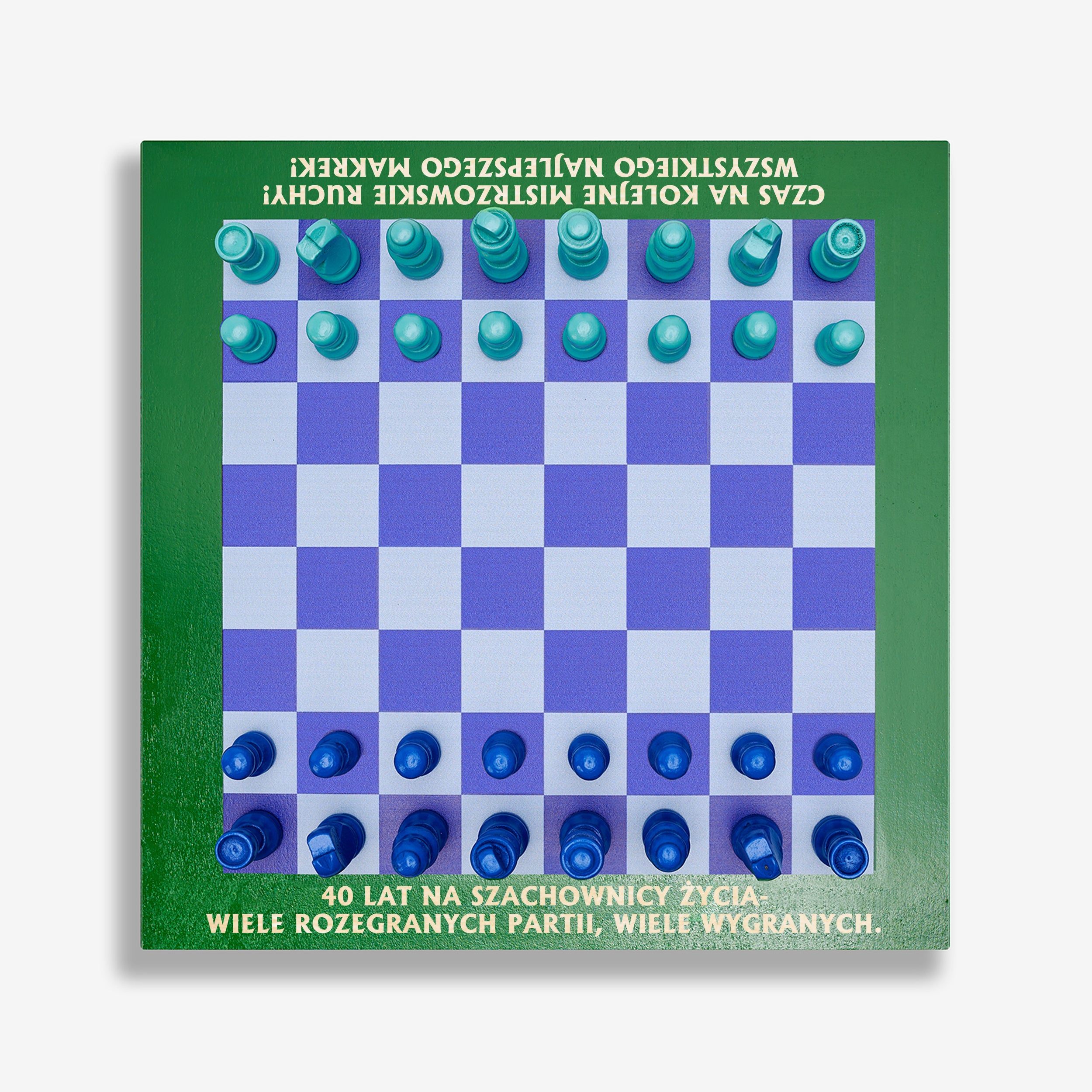 Kolorowe szachy drewniane - prezent urodzinowy prezent dla szachisty prezent dla mężczyzny