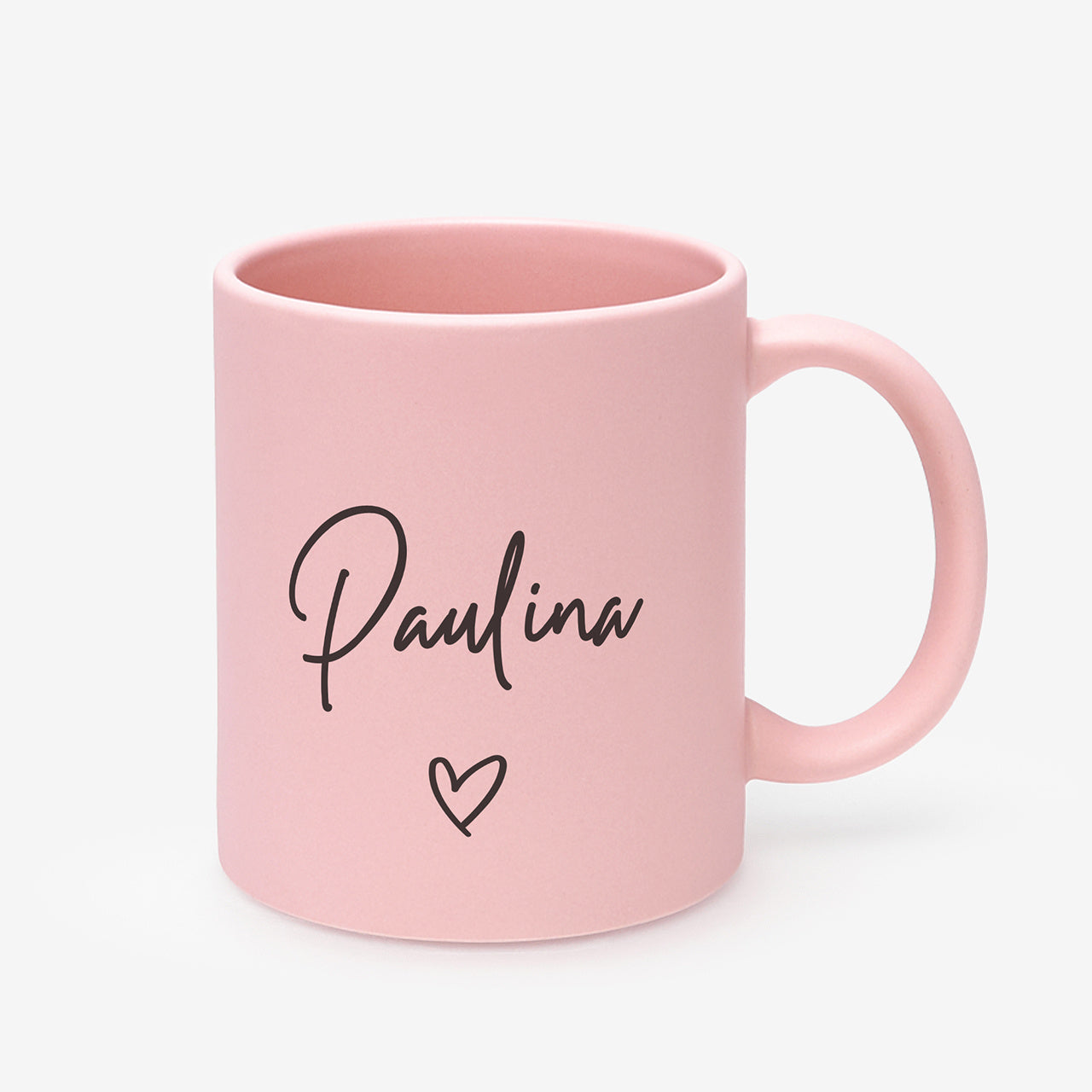 Różowy kubek z imieniem - prezent dla niej kubek personalizowany prezent dla przyjaciółki prezent dla siostry