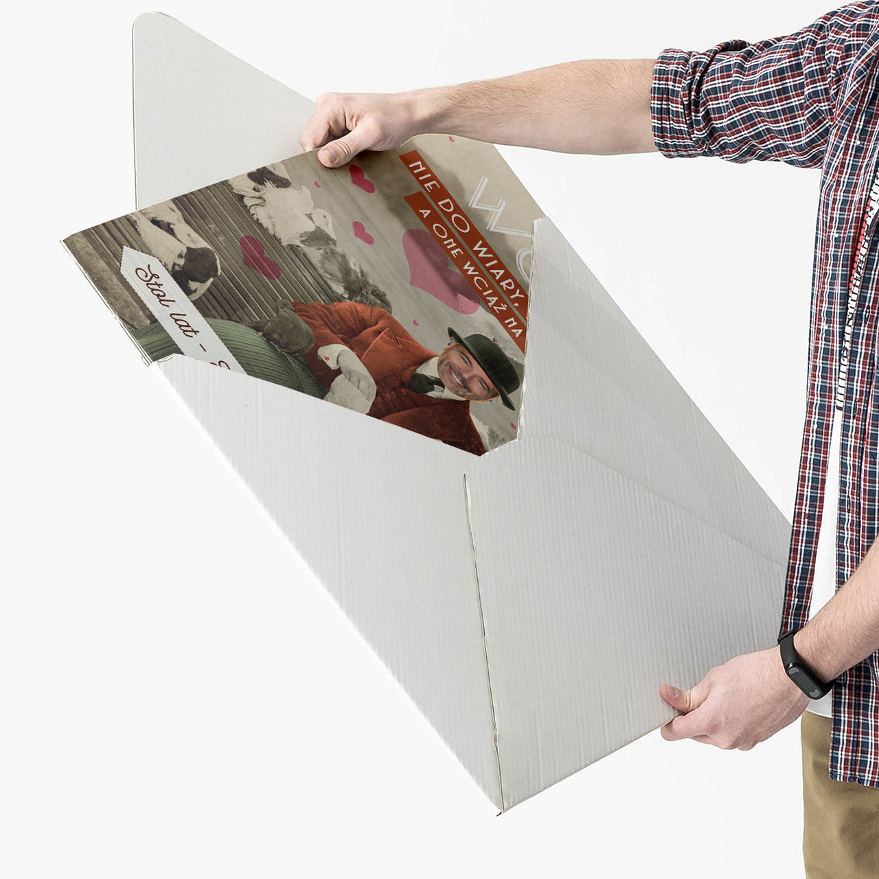 Personalizowana kartka xxl - prezent dla hodowcy gołębi