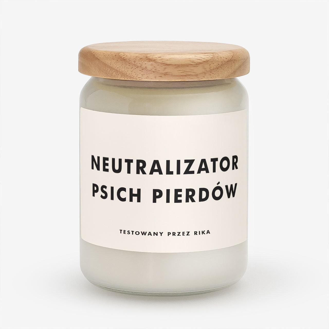 Sojowa świeca personalizowana - śmieszny prezent dla przyjaciółki i miłośniczki psów personalizowana świeca