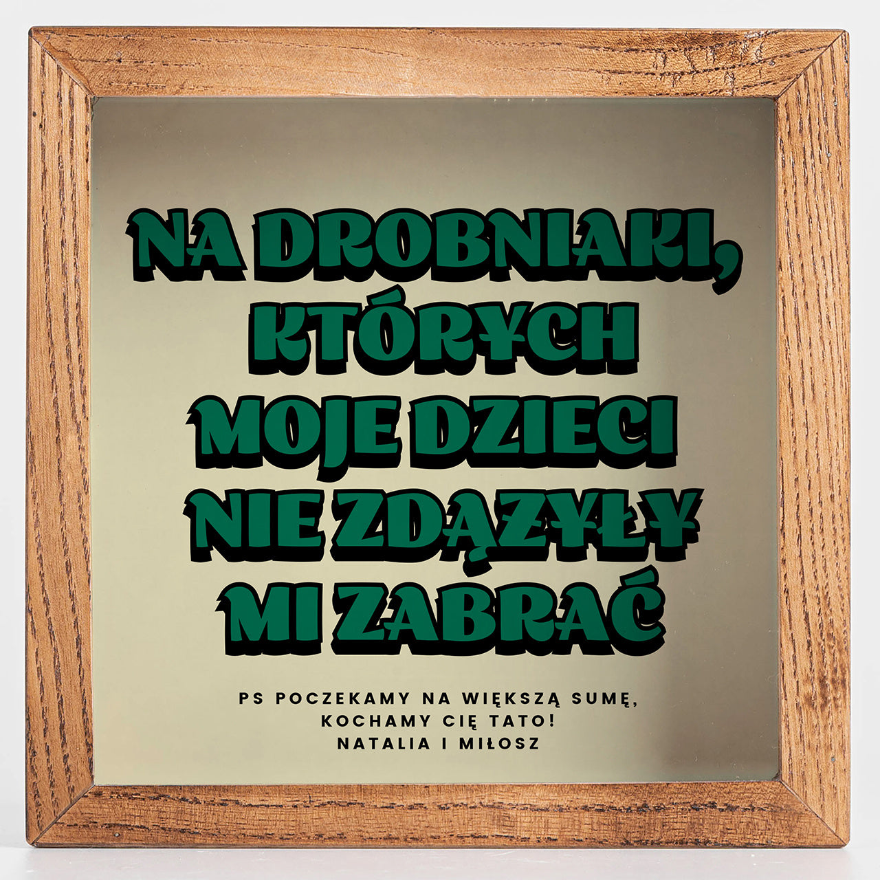 Personalizowana skarbonka dla taty