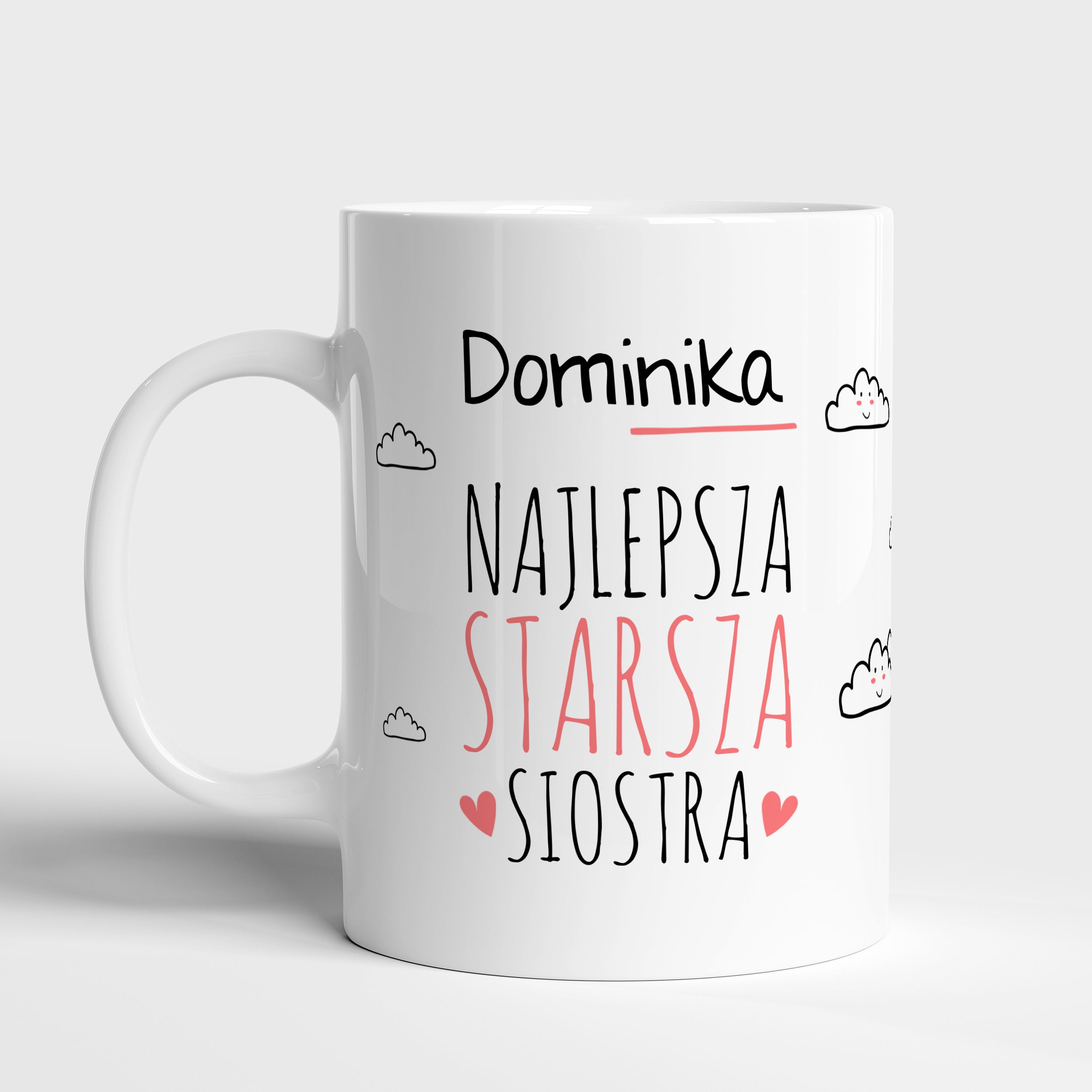 Personalizowany kubek - Najlepsza - upominek dla siostry prezent dla siostry kubek z nadrukiem