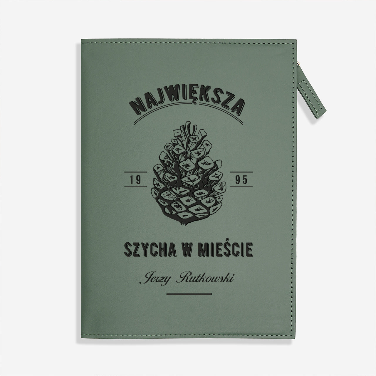 Personalizowany notes na zamek z grawerem SZYCHA