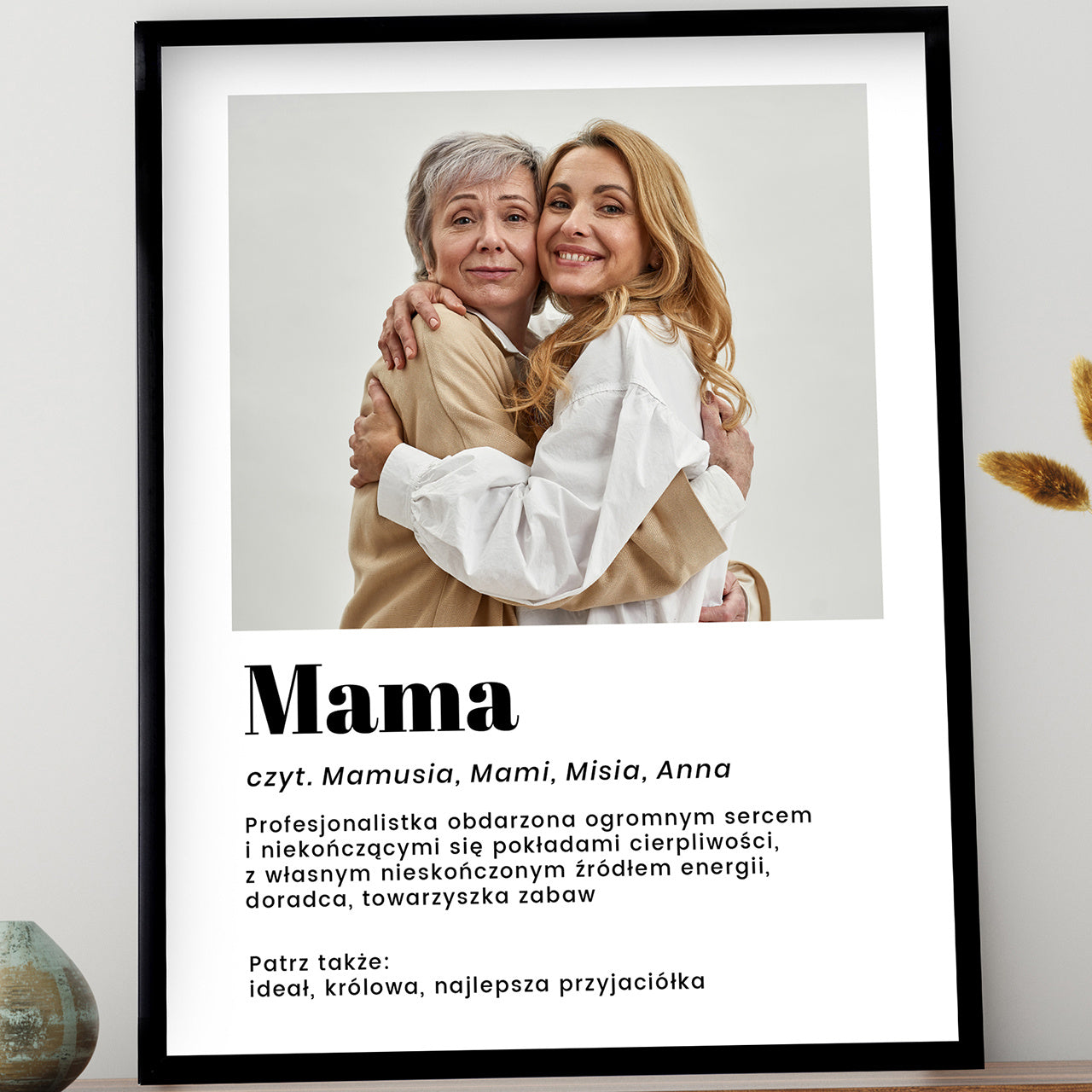 Plakat ze zdjęciem - prezent dla mamy
