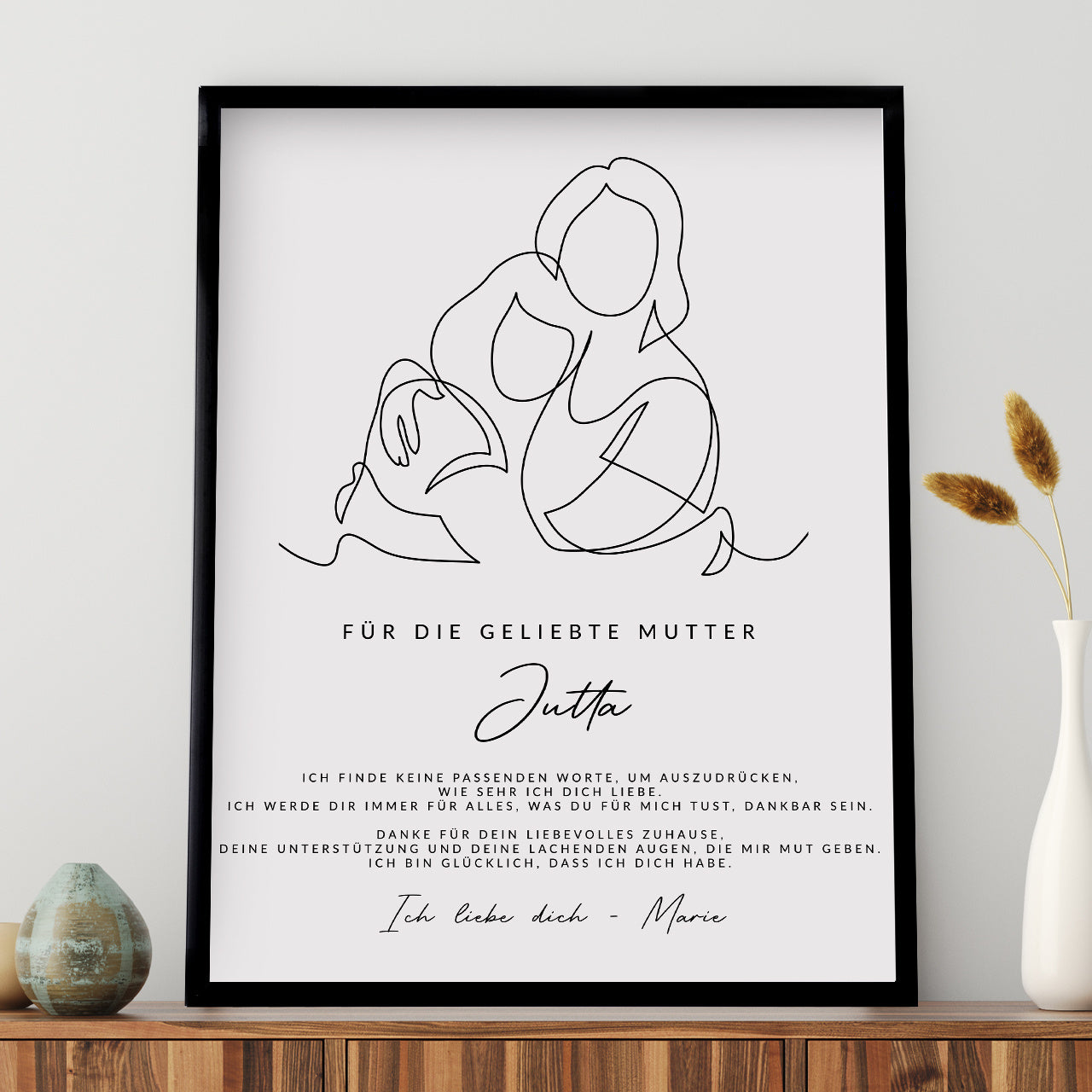 Poster zum Muttertag- Geschenk von der Tochter